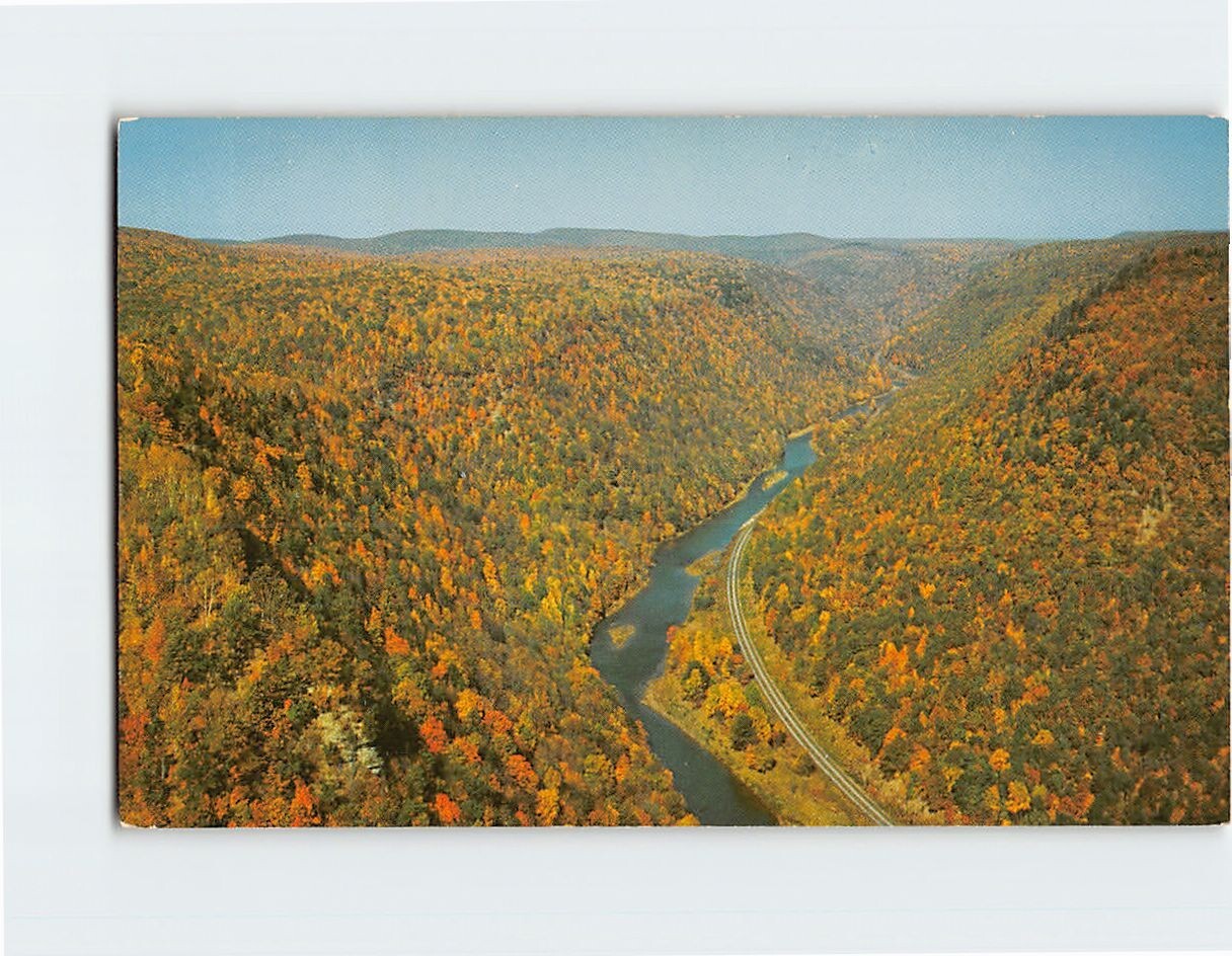 Postcard Aerial view of Pennsylvania\'s Grand Canyon, Pennsylvania
