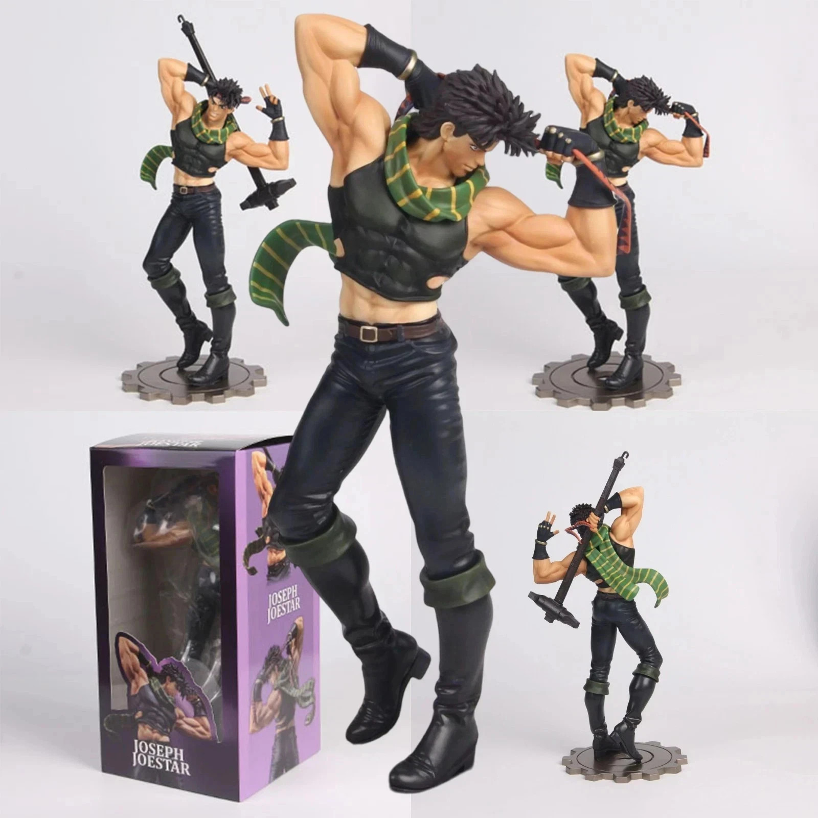 JoJo\'s Bizarre Adventure Joseph Joestar Anime Figure 1/6 Statue Desk Ornament JoJo\'s Bizarre Adventure Joseph Joestar Anime Figure 1/6 Statue Desk Ornament