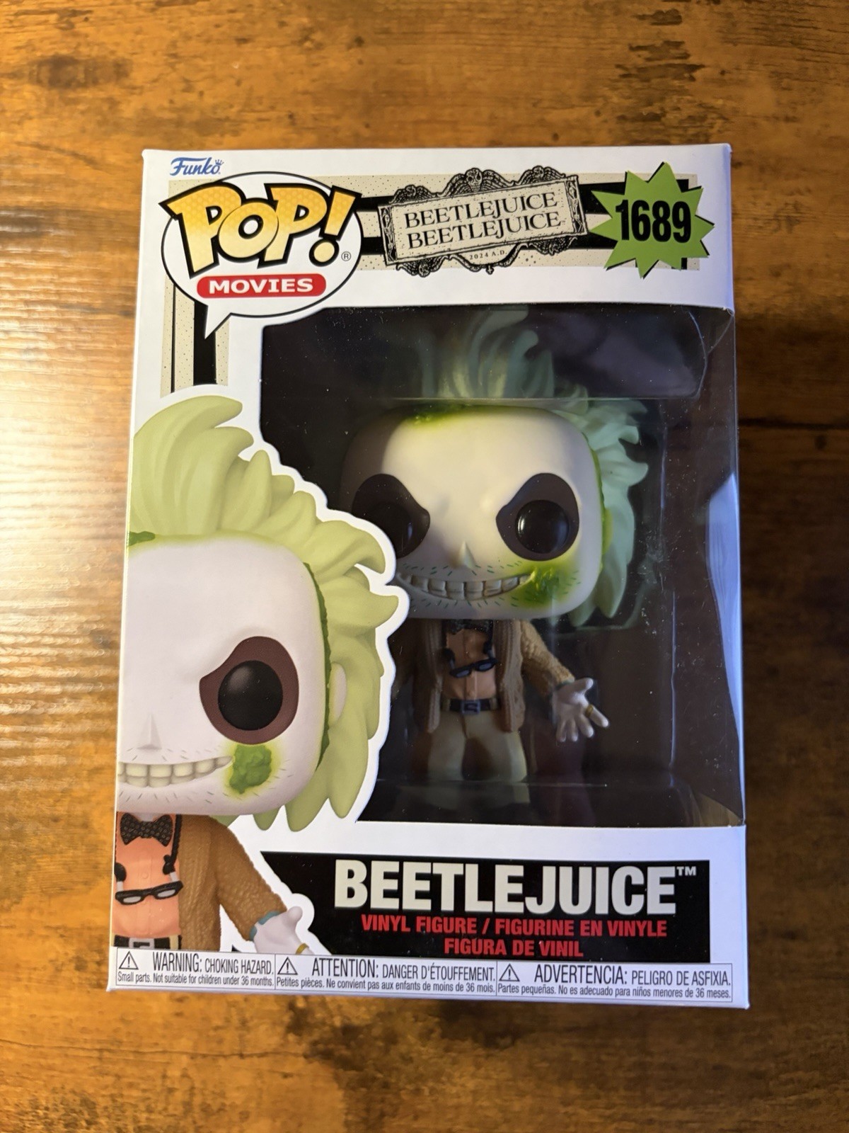 Funko Pop Movies Beetlejuice Vinyl Figure Beetlejuice #1689 Funko Pop Movies Beetlejuice Vinyl Figure Beetlejuice #1689