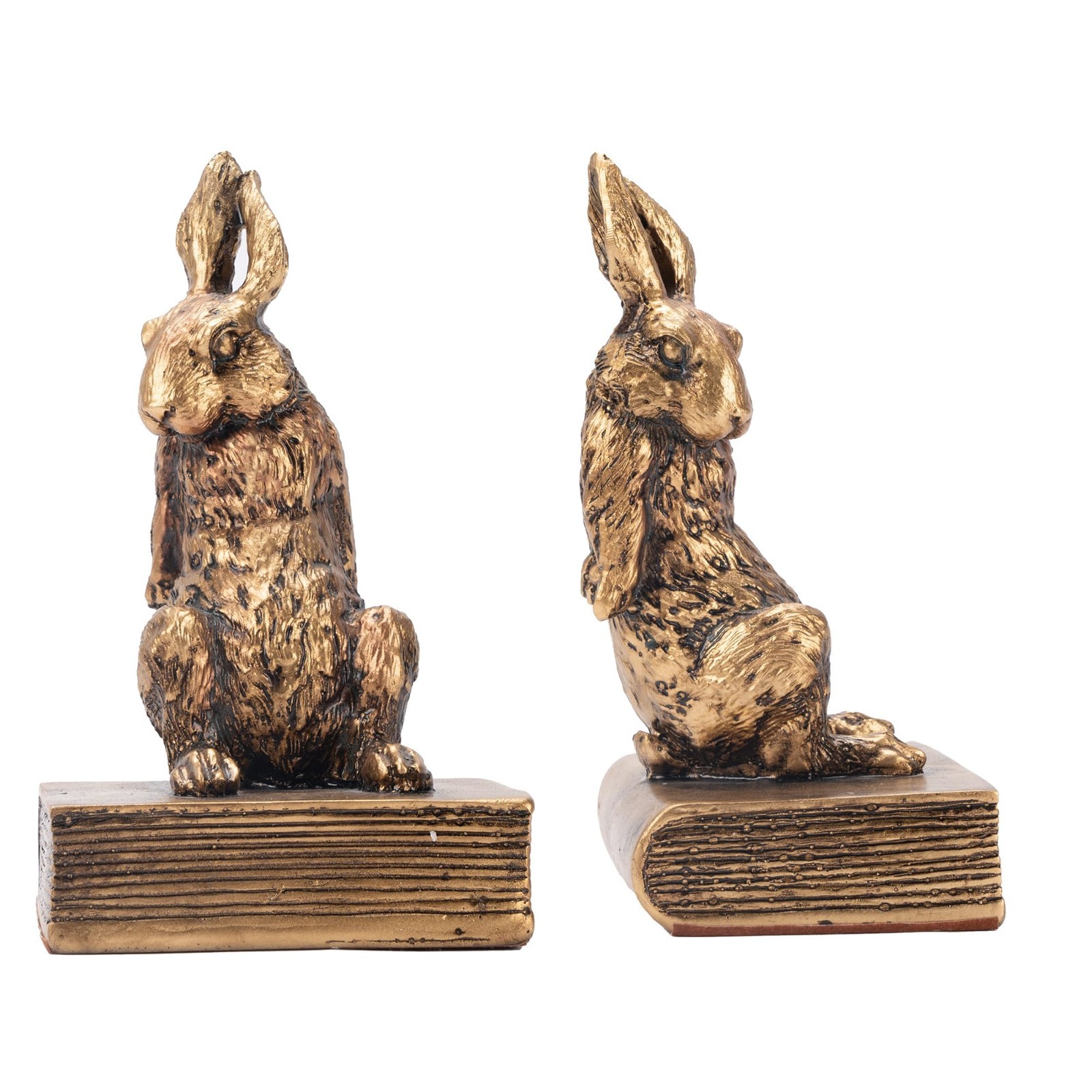 Heavy Duty Decorative Rabbit Bookends for Shelves - Stylish Book Holders Heavy Duty Decorative Rabbit Bookends for Shelves - Stylish Book Holders