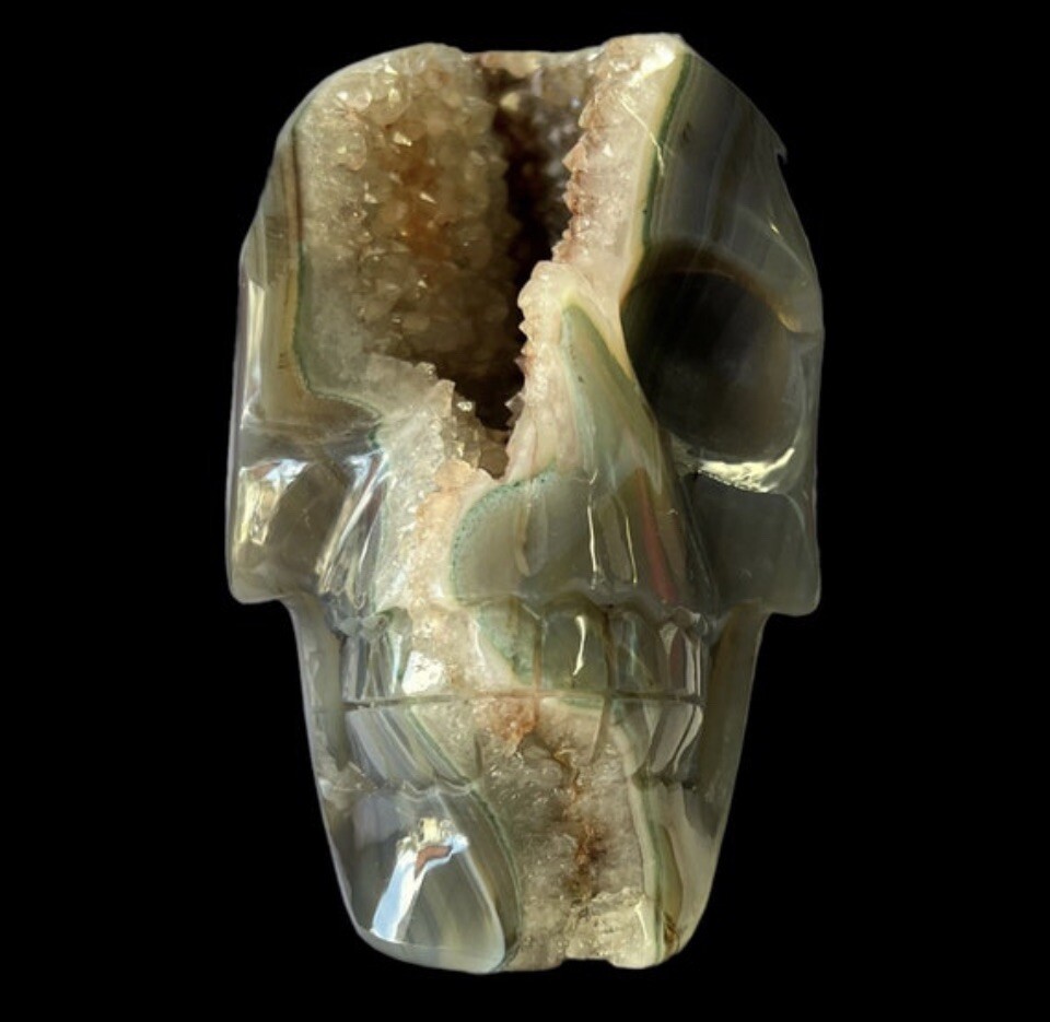 Absolutely Incredible Agate Druzy Skull Absolutely Incredible Agate Druzy Skull