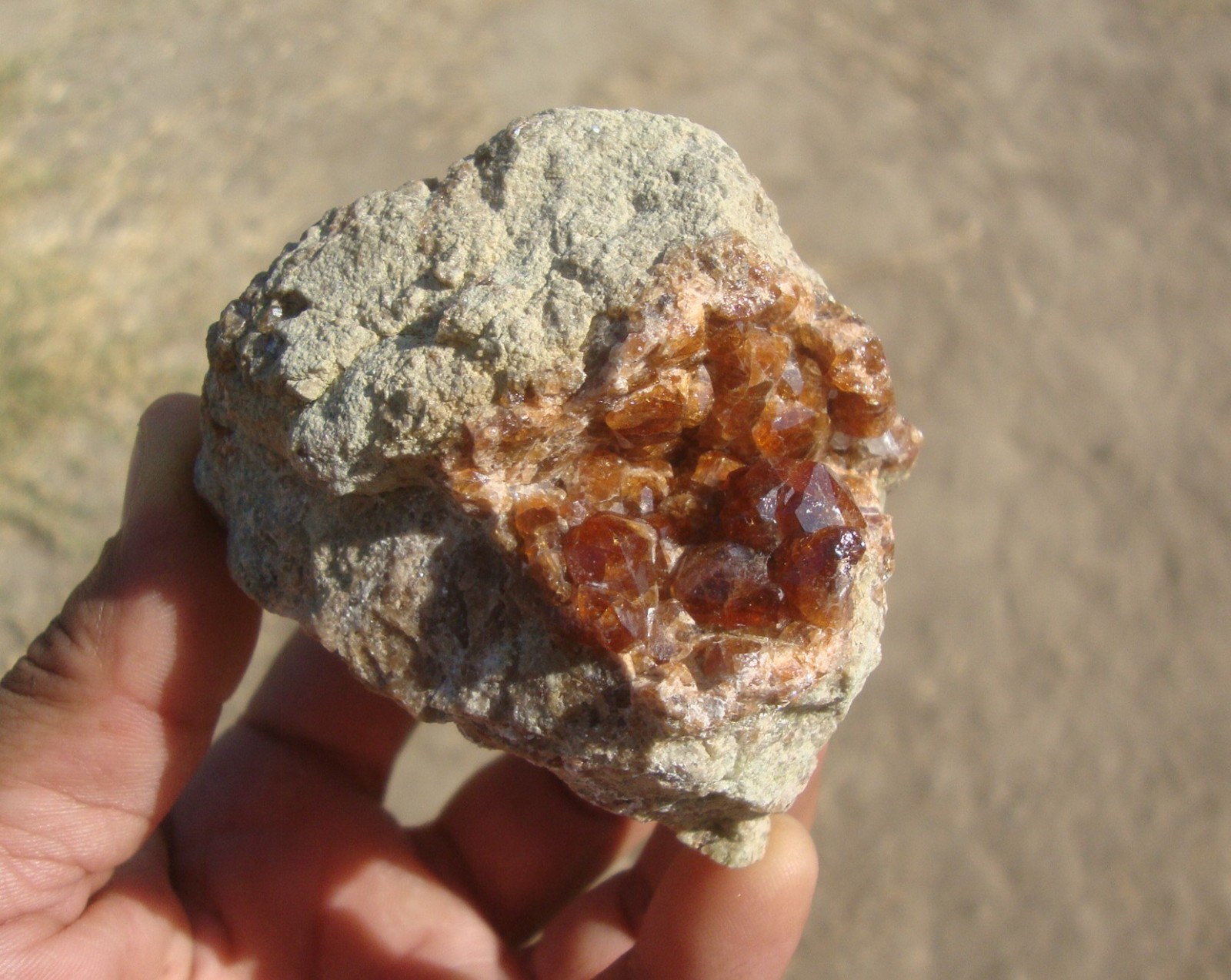 Pretty Grossular Garnet crystals, Coyote Range, Inyo Co., CA Pretty Grossular Garnet crystals, Coyote Range, Inyo Co., CA