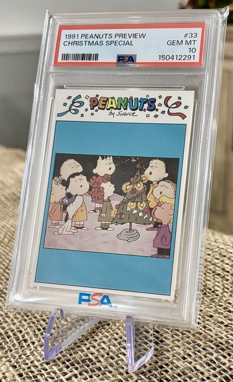 PSA 10 1991 Peanuts Preview Charlie Brown Christmas Special #33 Snoopy