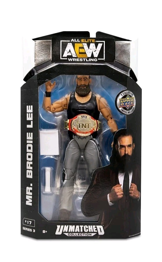 AEW Unmatched Collection MR. BRODIE LEE Figure Series 3 Jazwares 2022 Dark Order AEW Unmatched Collection MR. BRODIE LEE Figure Series 3 Jazwares 2022 Dark Order
