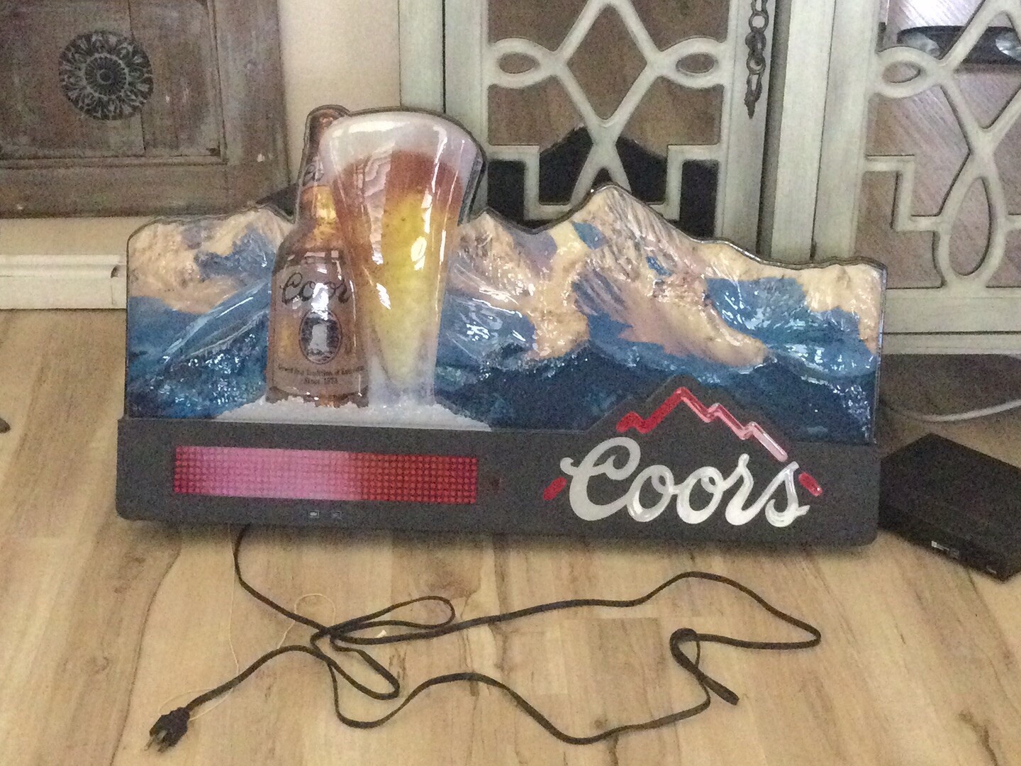 Coors Beer Sign. Coors Beer Sign.