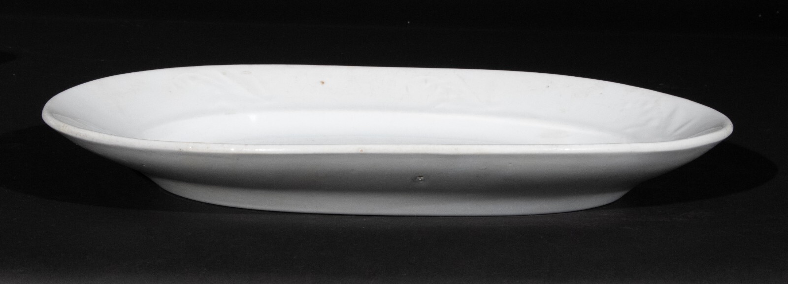 White Ironstone Oval Platter James Edwards & Son Dale Hall Staffordshire 14\