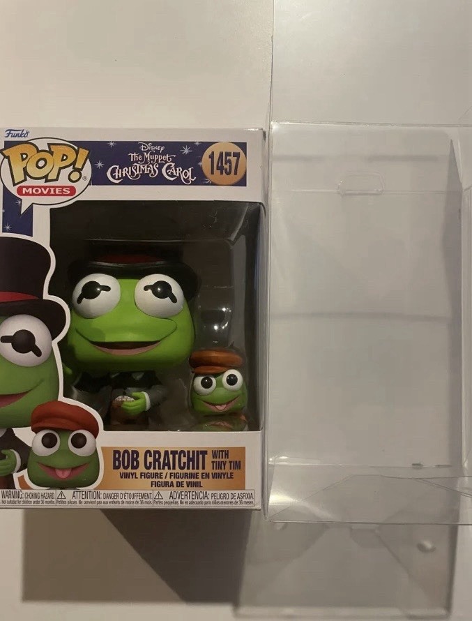 Funko Pop #1457 BOB CRATCHIT (KERMIT Frog) MUPPET with Tiny Tim Funko Pop #1457 BOB CRATCHIT (KERMIT Frog) MUPPET with Tiny Tim