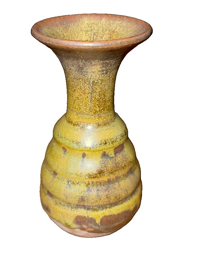 Cute Signed Studio Pottery vase small Cute Signed Studio Pottery vase small
