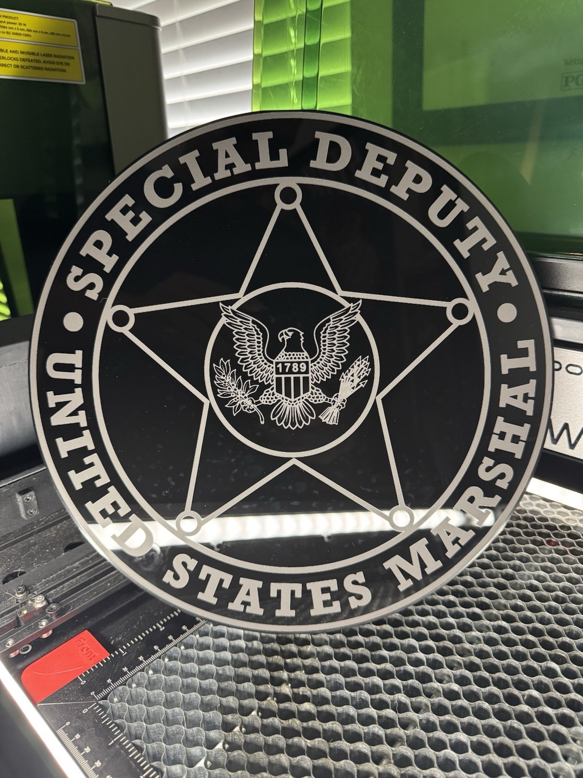 USMS Special Deputy Acrylic Wall Hanger
