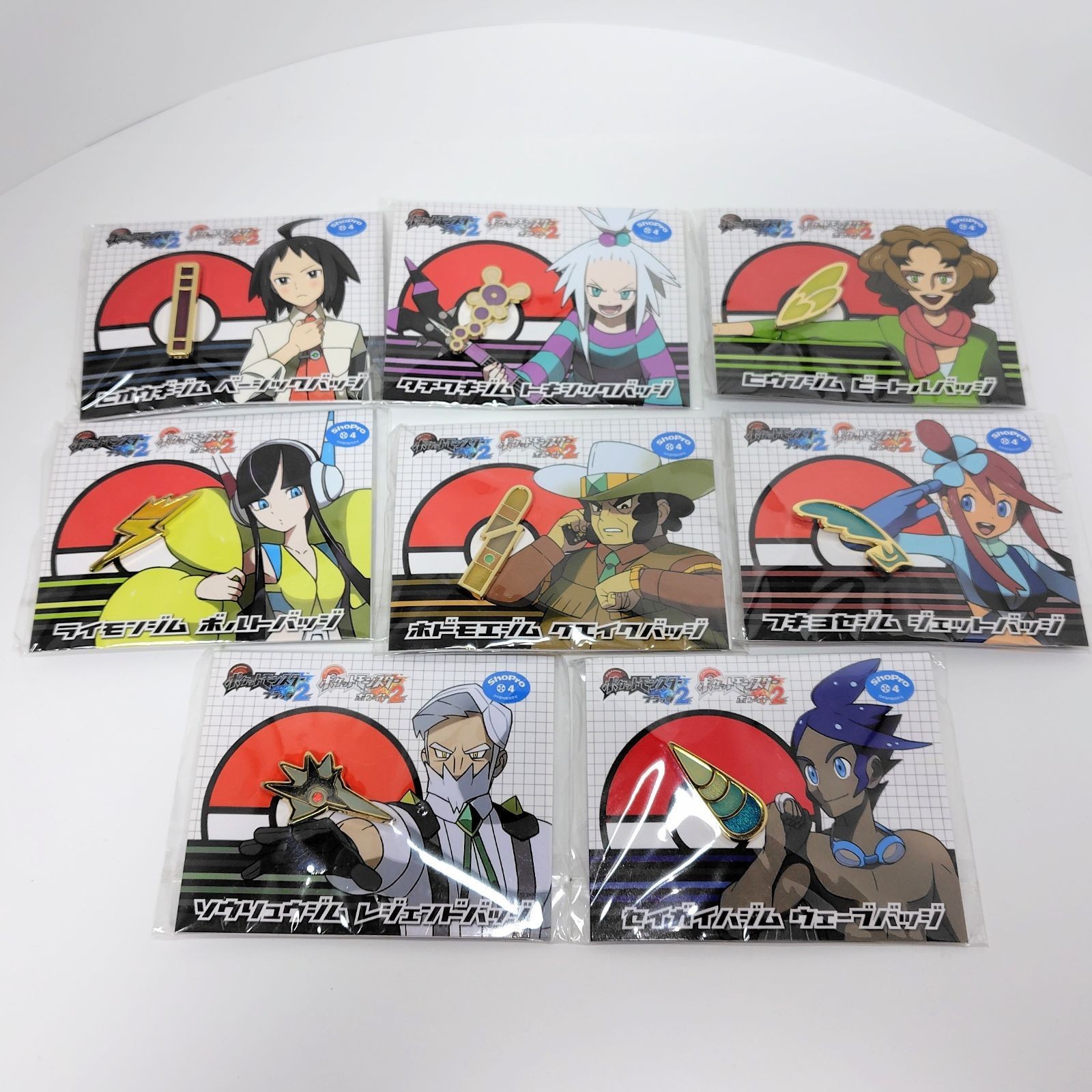 Movic Pokemon Black 2 White 2 Badge Collection Complete Set: Striation City Movic Pokemon Black 2 White 2 Badge Collection Complete Set: Striation City