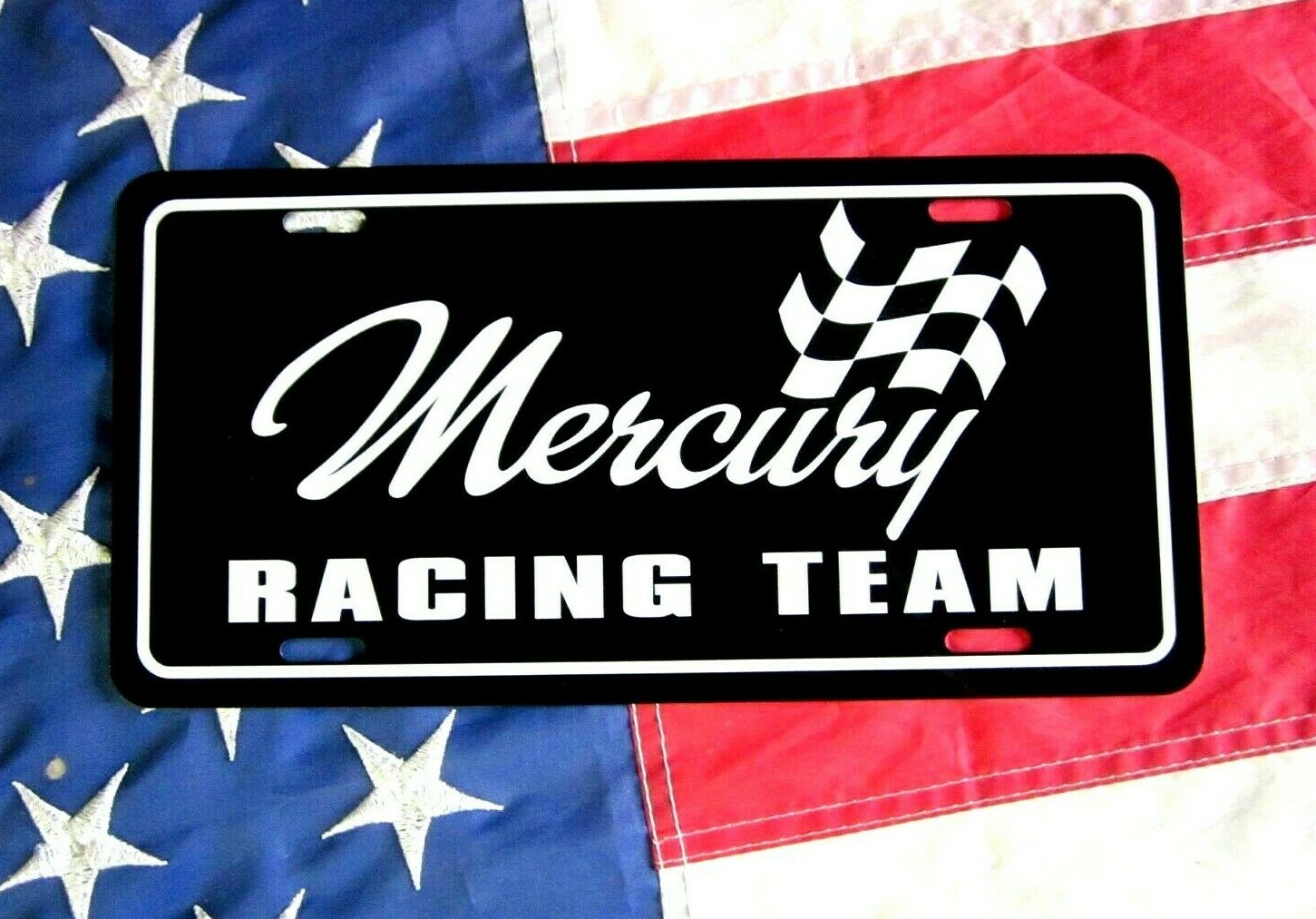 Mercury  RACING license plate tag 1964 1965 1966 1967 1968 1970 1971 1972 1973