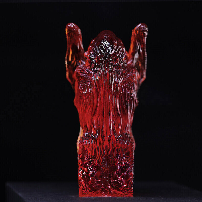 Great Cthulhu GK Red Transparent Resin Statue Figure Model 5\'\' Display Ornament Great Cthulhu GK Red Transparent Resin Statue Figure Model 5\'\' Display Ornament