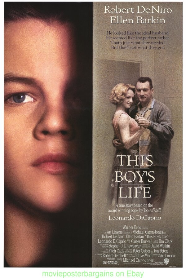 THIS BOY\'S LIFE MOVIE POSTER DS 27x40 Near Mint ROBERT DE NIRO LEONARDO DECAPRIO