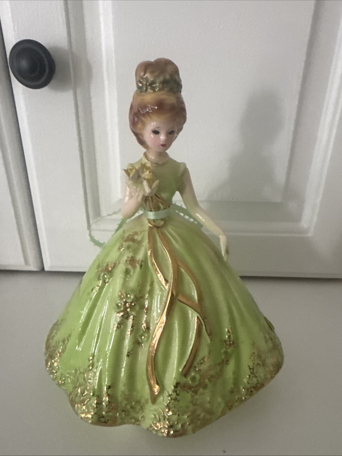 Vintage Josef Originals Green Dress Maid of Honor Romance Series Figurine Vintage Josef Originals Green Dress Maid of Honor Romance Series Figurine