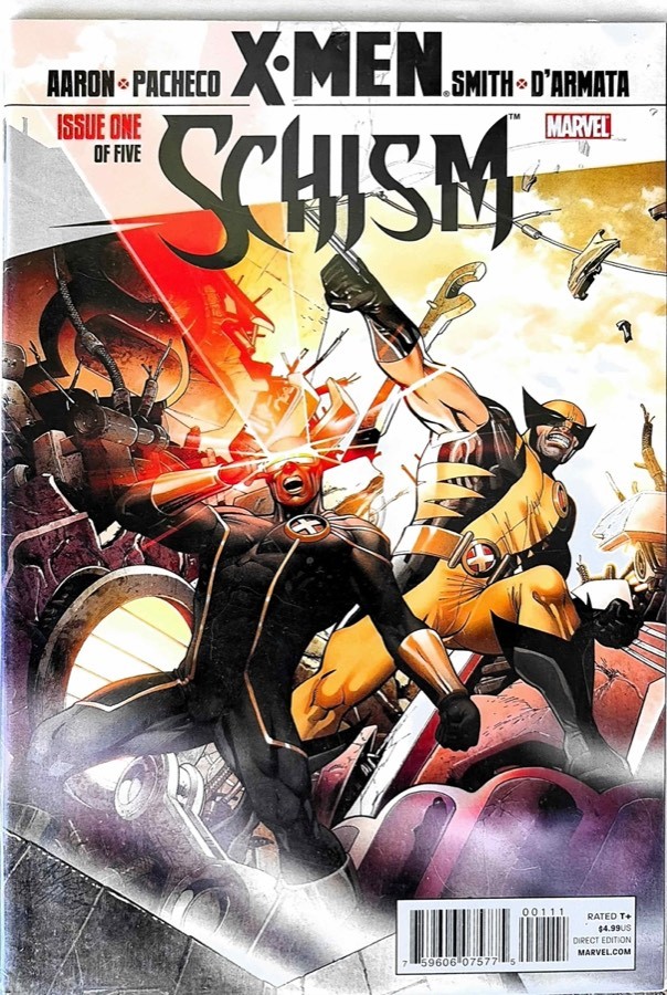 X-Men: Schism #1 (2011) Marvel First Printing Comic