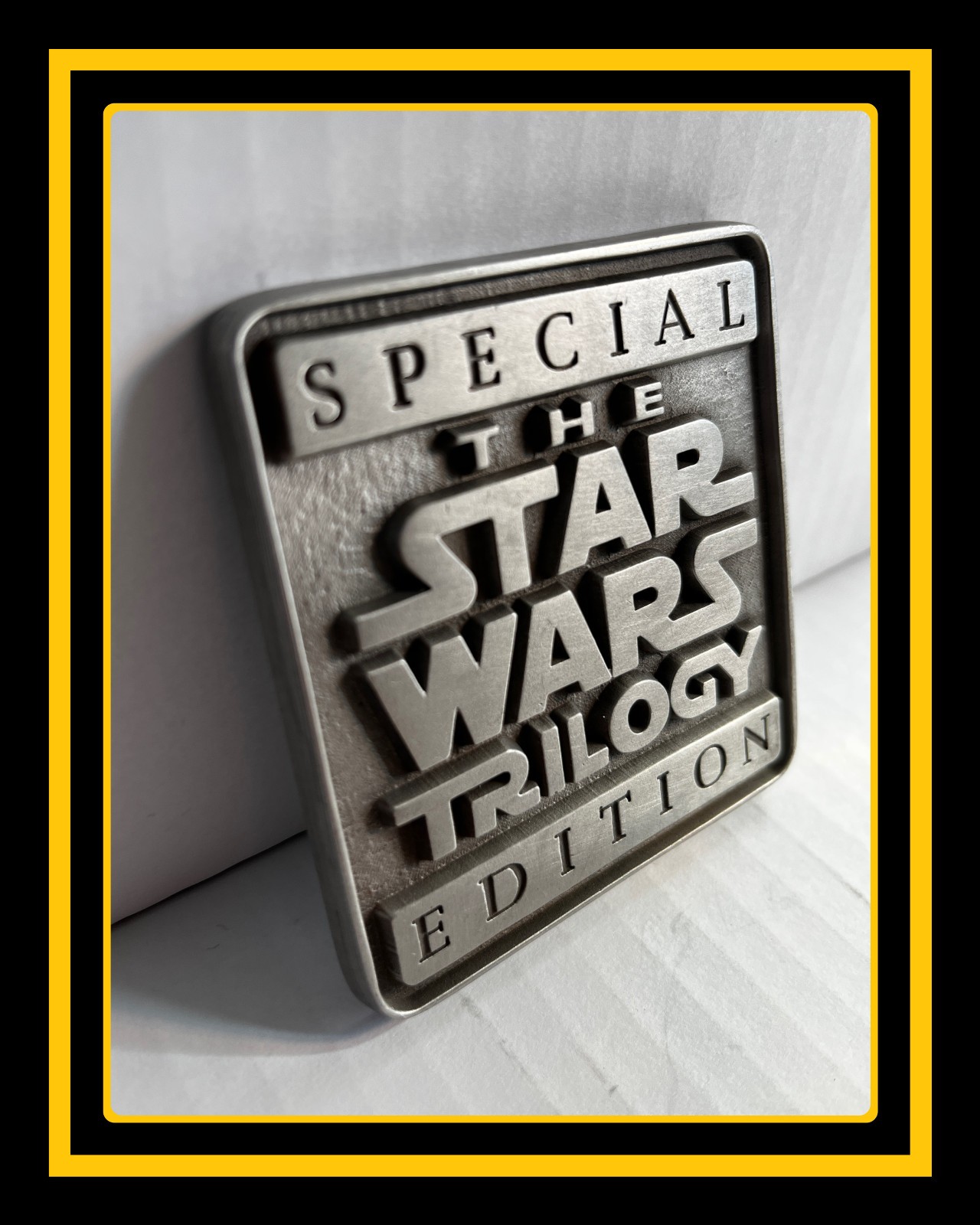 RARE Star Wars Trilogy Summit '96 Pewter Paperweight #445 of 750 Skywalker Ranch