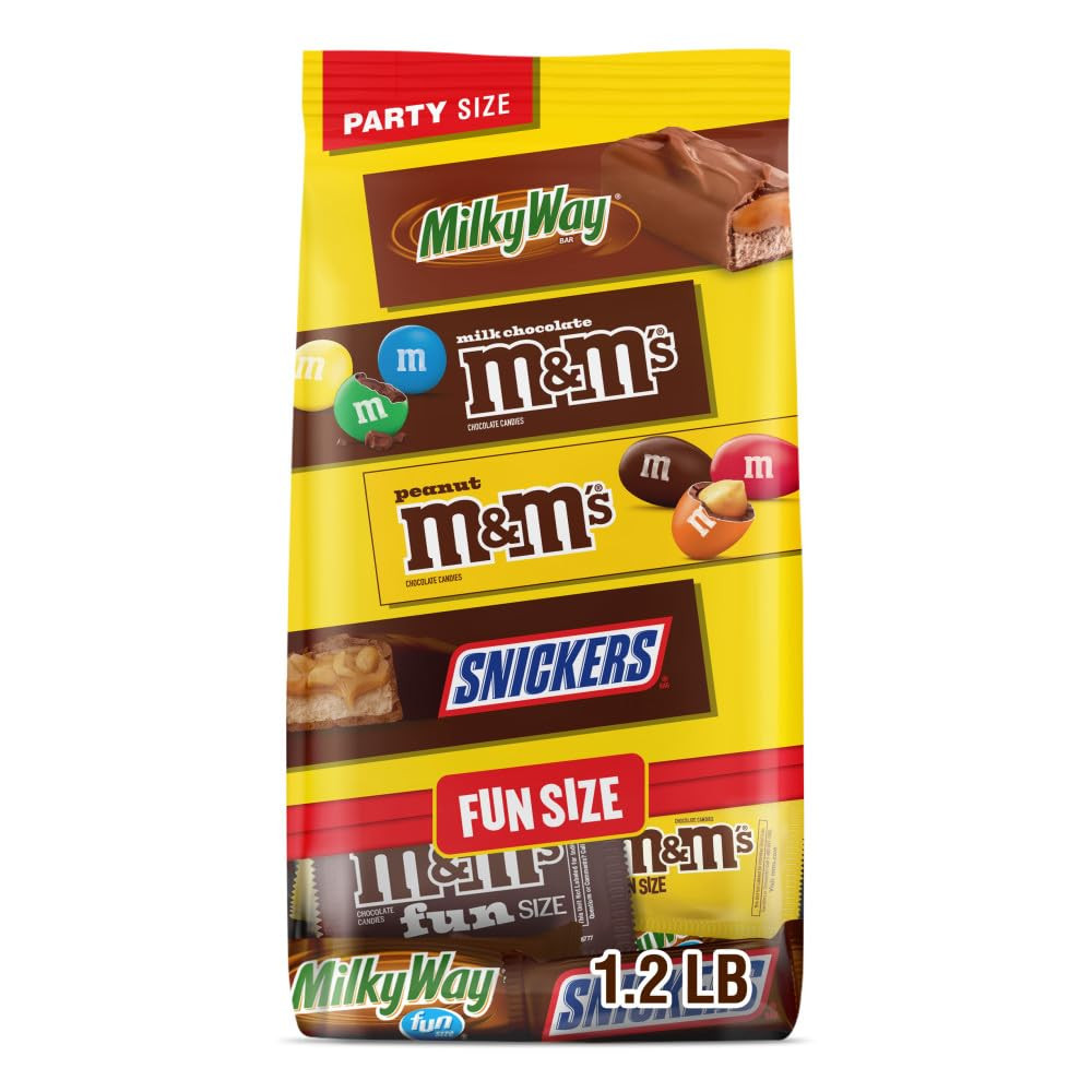 M&M\'S Milk Chocolate, M&M\'S Peanut Milk Chocolate, SNICKERS & MILKY WAY Fun Size M&M\'S Milk Chocolate, M&M\'S Peanut Milk Chocolate, SNICKERS & MILKY WAY Fun Size