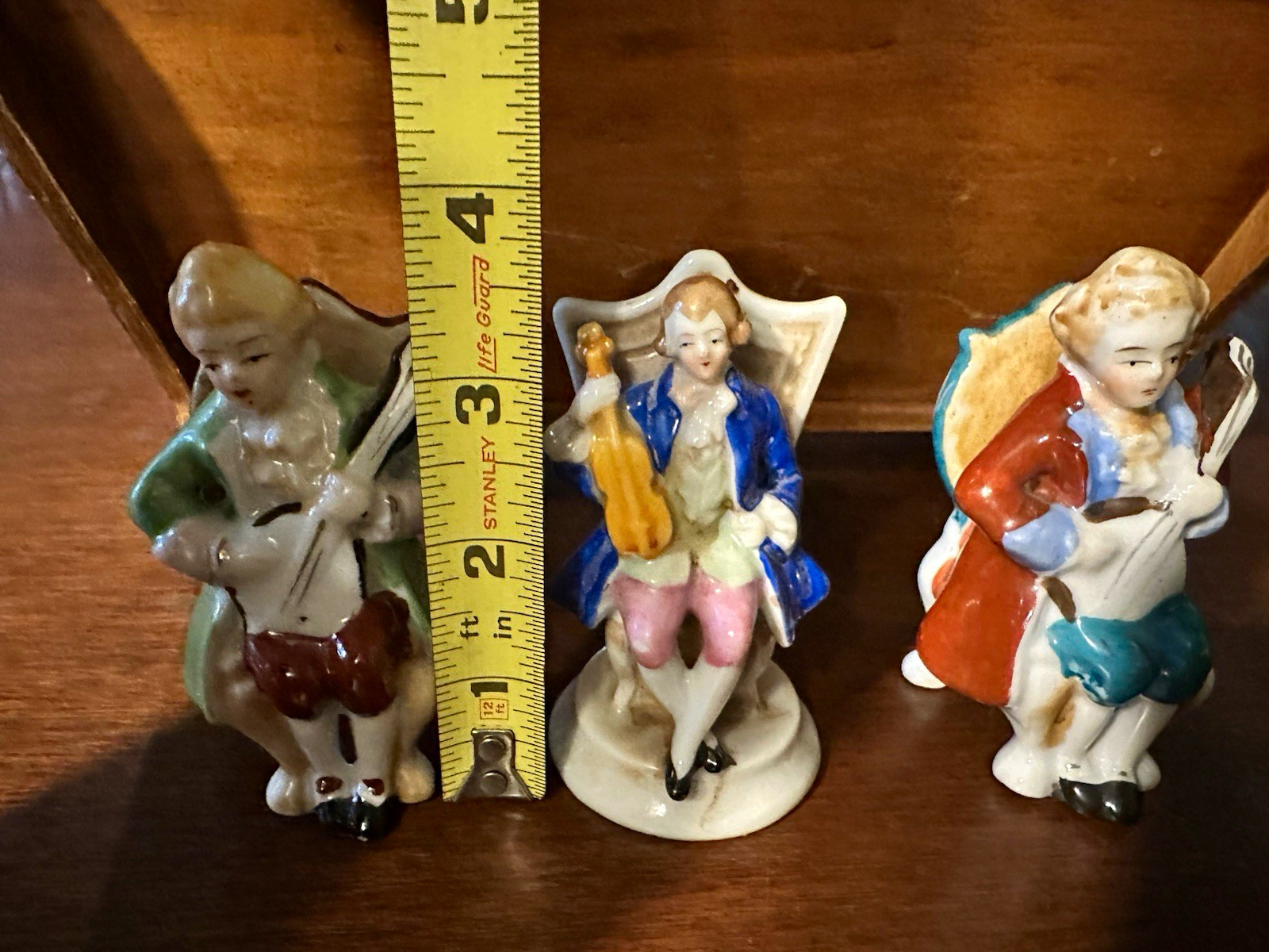Vintage Made in Occupied Japan Porcelain Musician Figurines Set of 3 Colonial Vintage Made in Occupied Japan Porcelain Musician Figurines Set of 3 Colonial