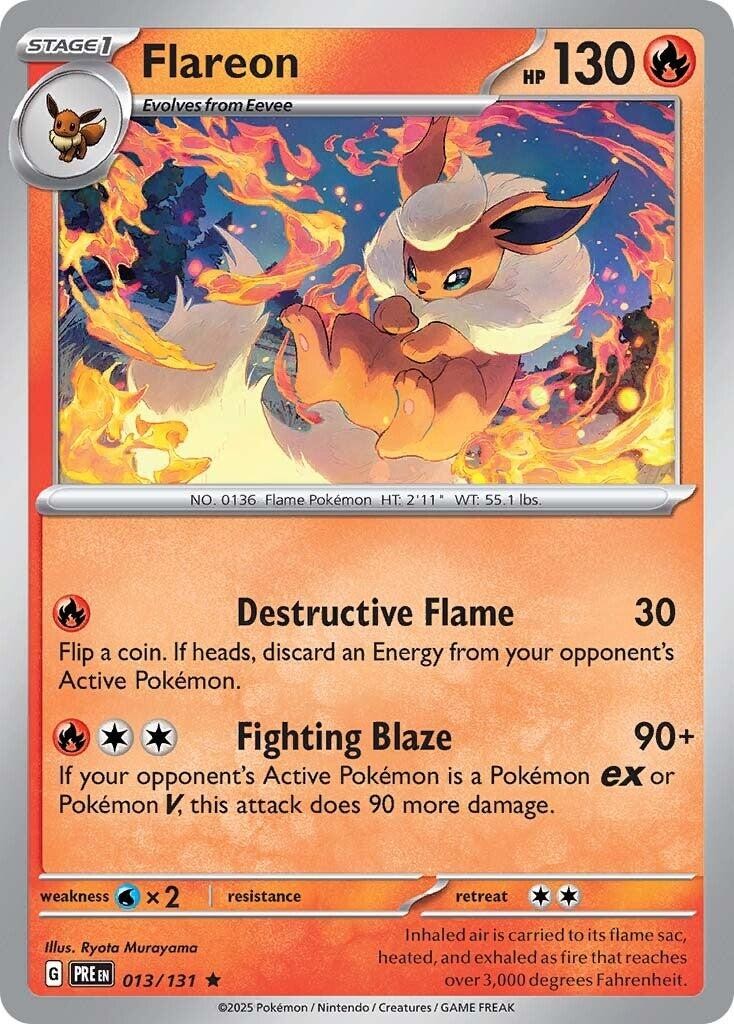 Flareon Holofoil [PRE - 013/131]