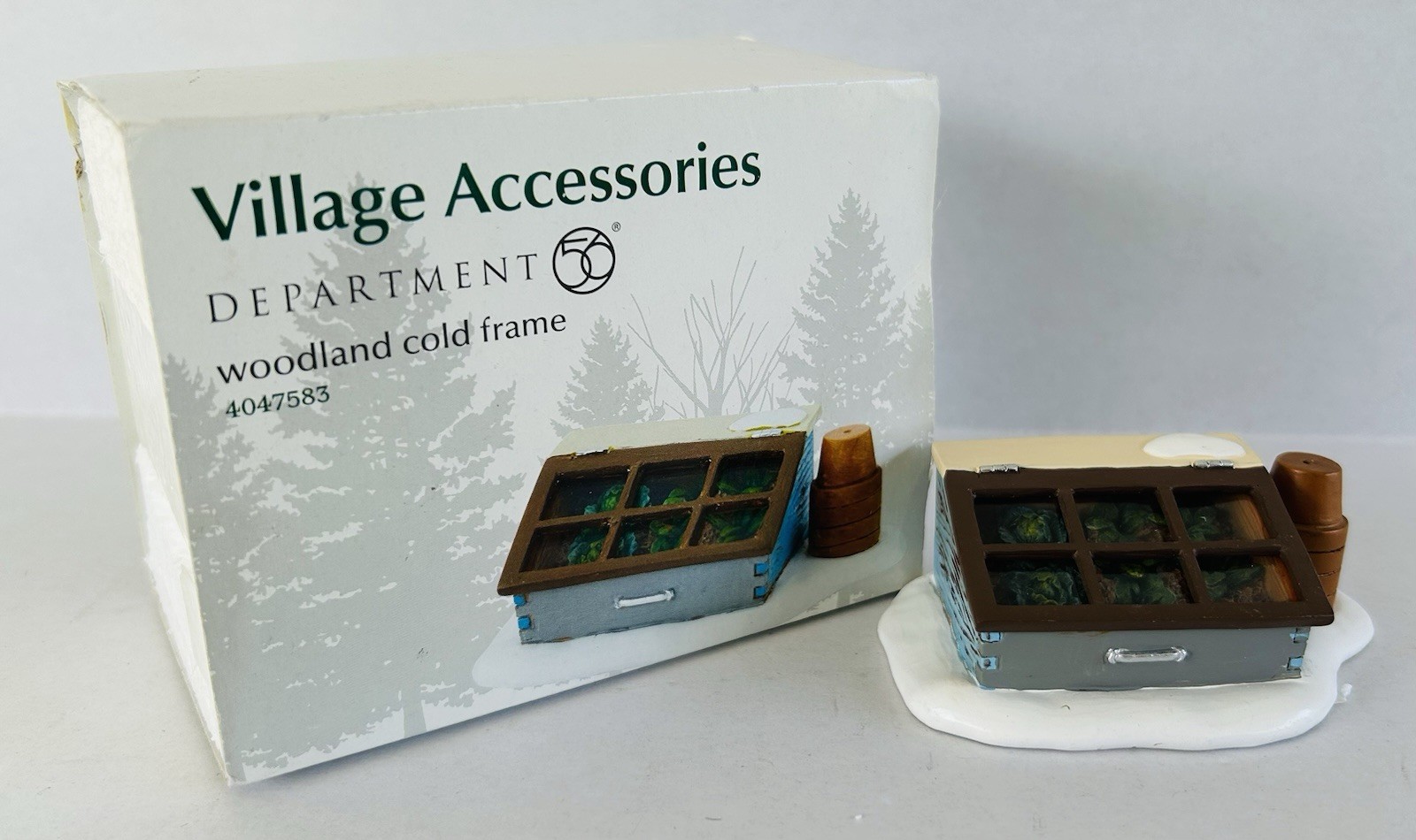 Dept 56 Christmas Village Accessories Woodland Cold Frame #4047583
