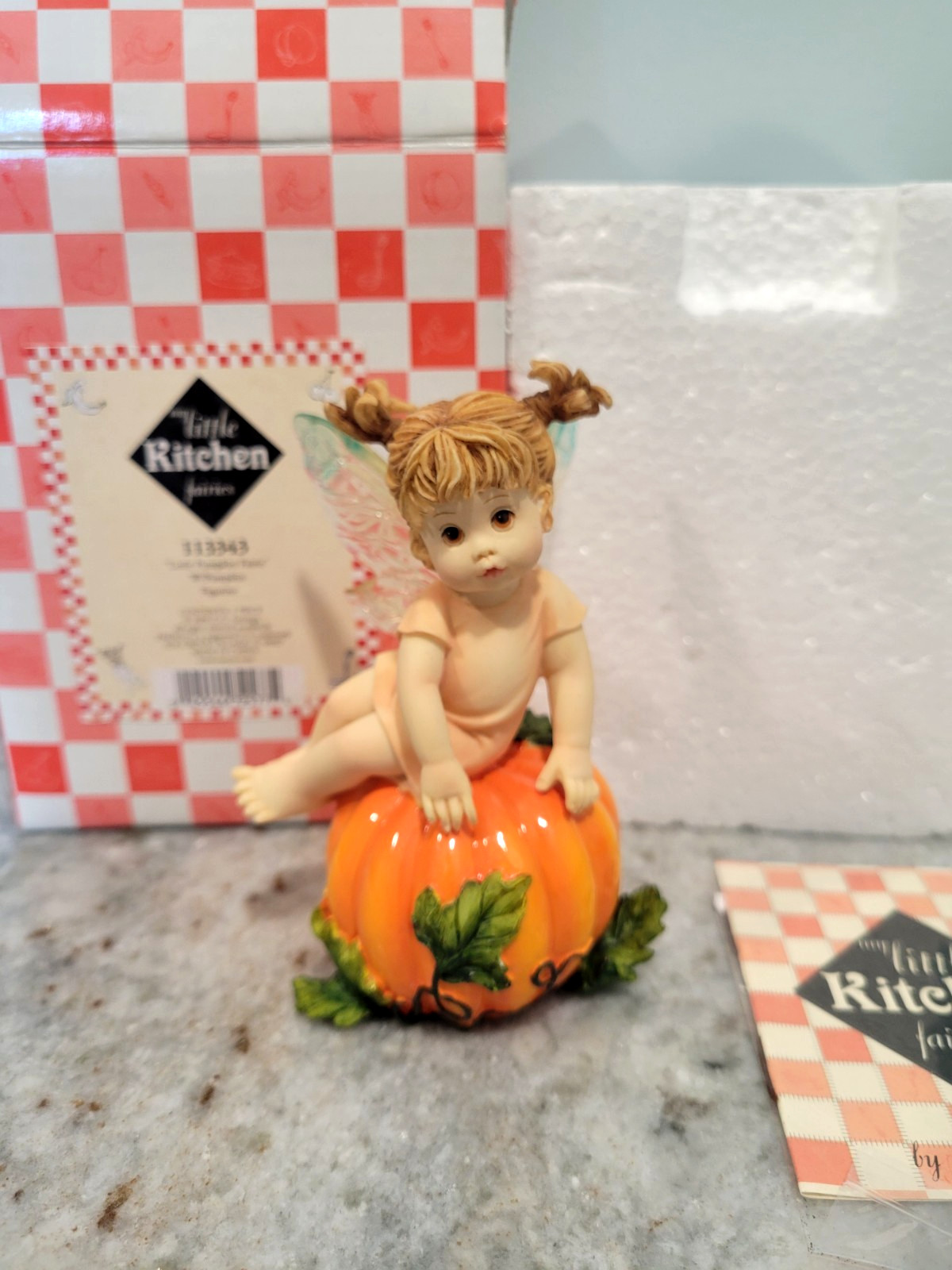 Enesco 2008 My Little Kitchen Halloween Fairies Pumpkin Fairie Figurine 113343