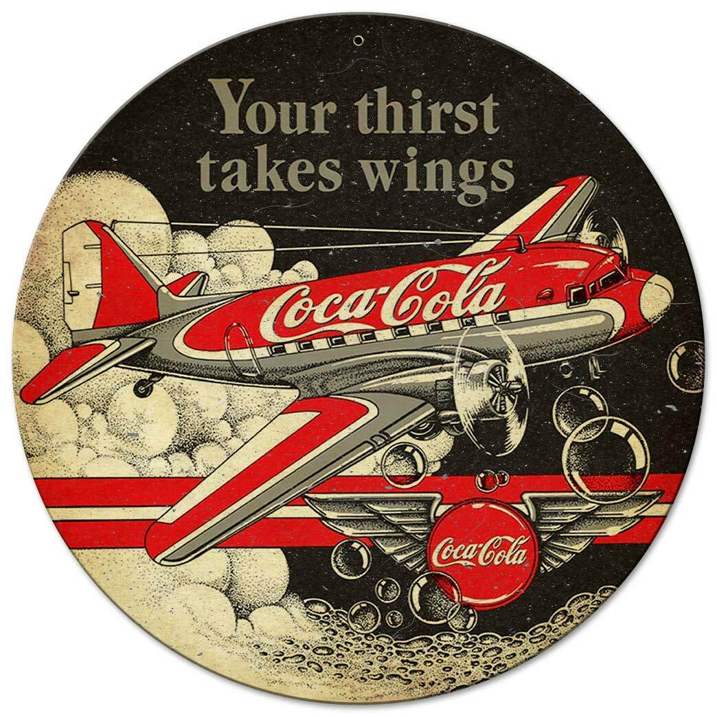 COCA COLA RED DC3 AIRPLANE 14\ COCA COLA RED DC3 AIRPLANE 14\