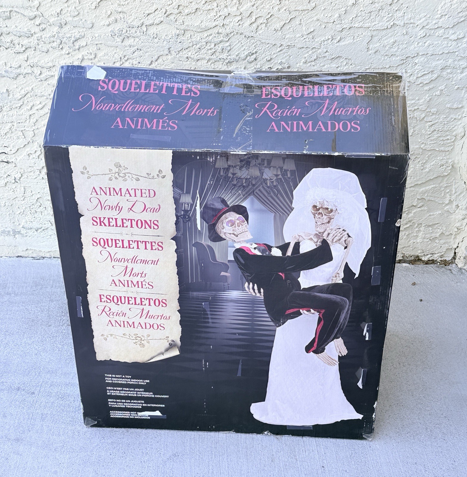 Animatronic Animated Newly Dead Skeletons NEW OPEN BOX Costco 2022 Out Of Stock