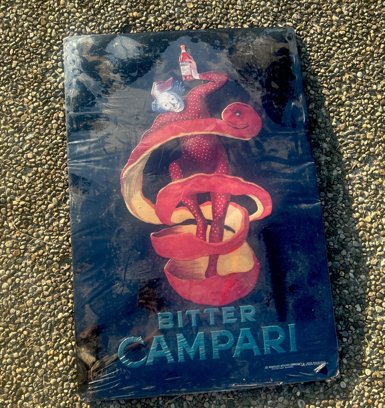 Vintage Campari Angel & Devil Duality Heavy Metal Sign