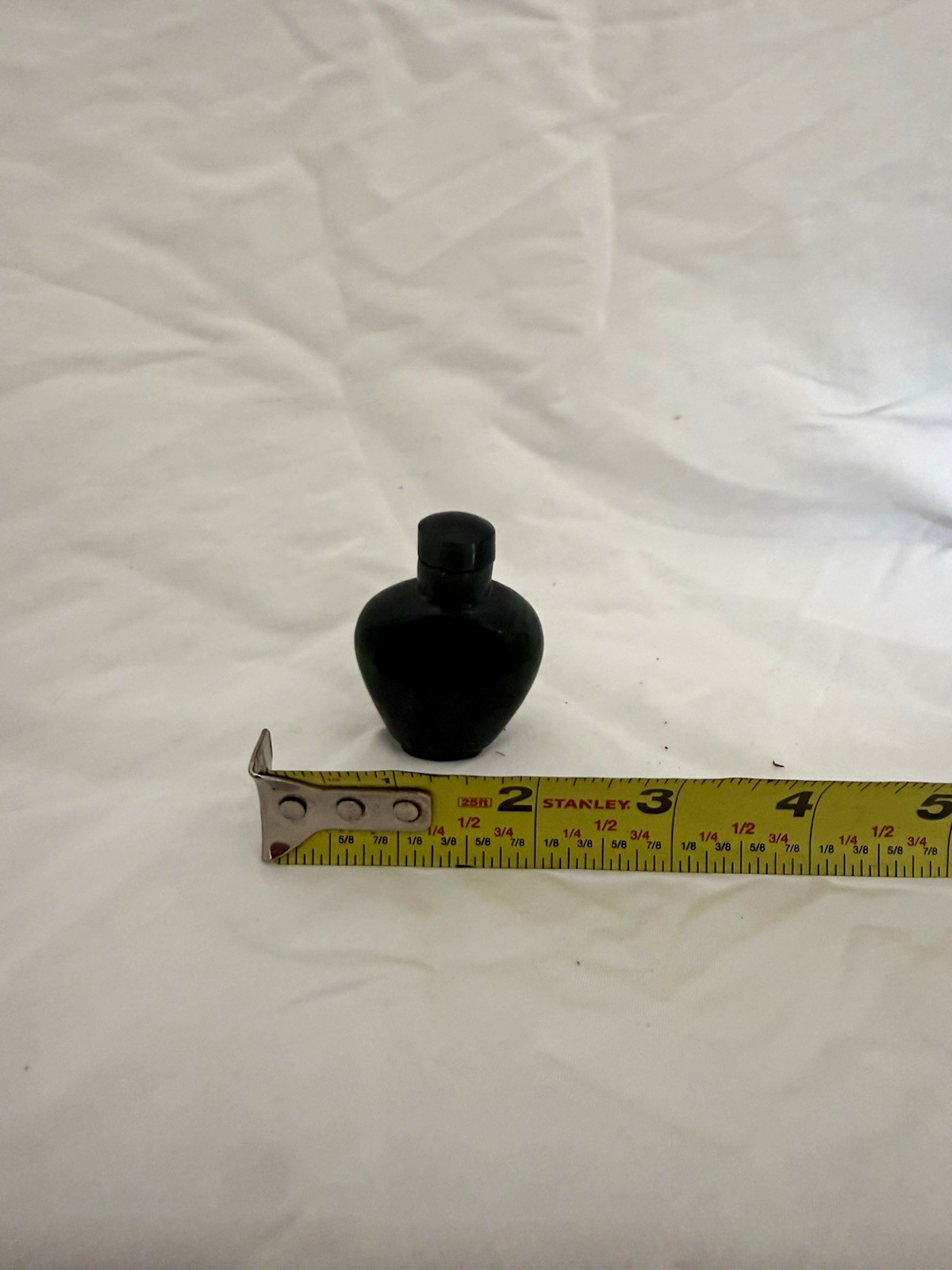 Antique Chinese Green Agate Snuff Bottle Qing Dynasty c.1860 Old Label Stopper