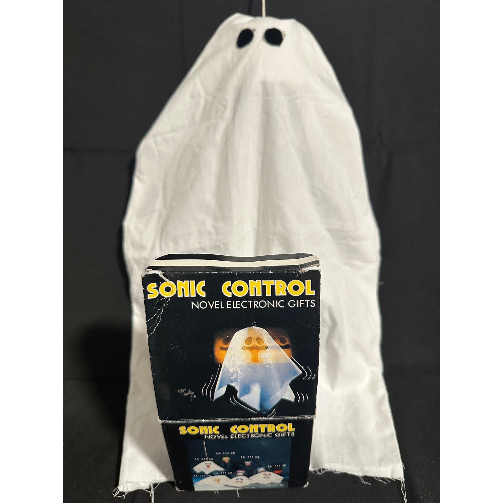 Vintage Sonic Control Animated Shaking Ghost Halloween Decor w/ Original Box