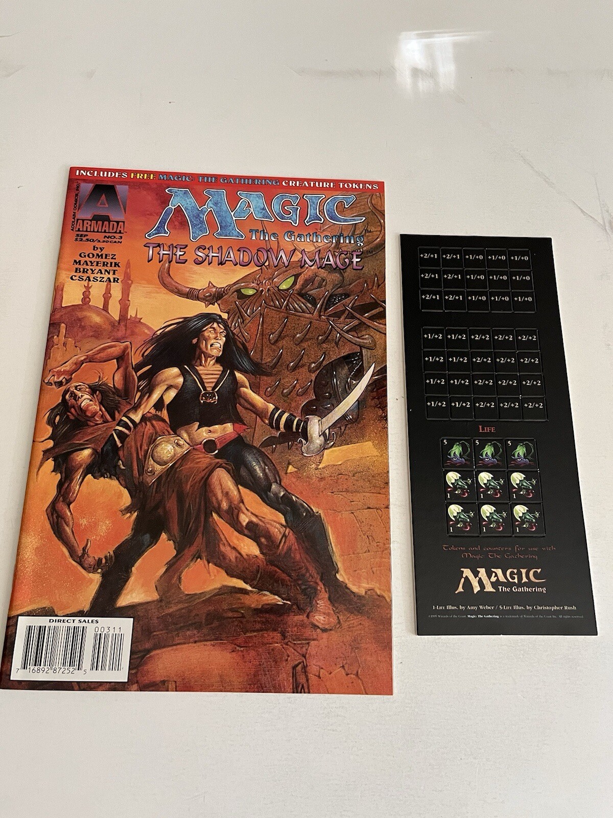 Magic: The Gathering The Shadow Mage #3 ACCLAIM/ARMADA 1995 NM W/Tokens