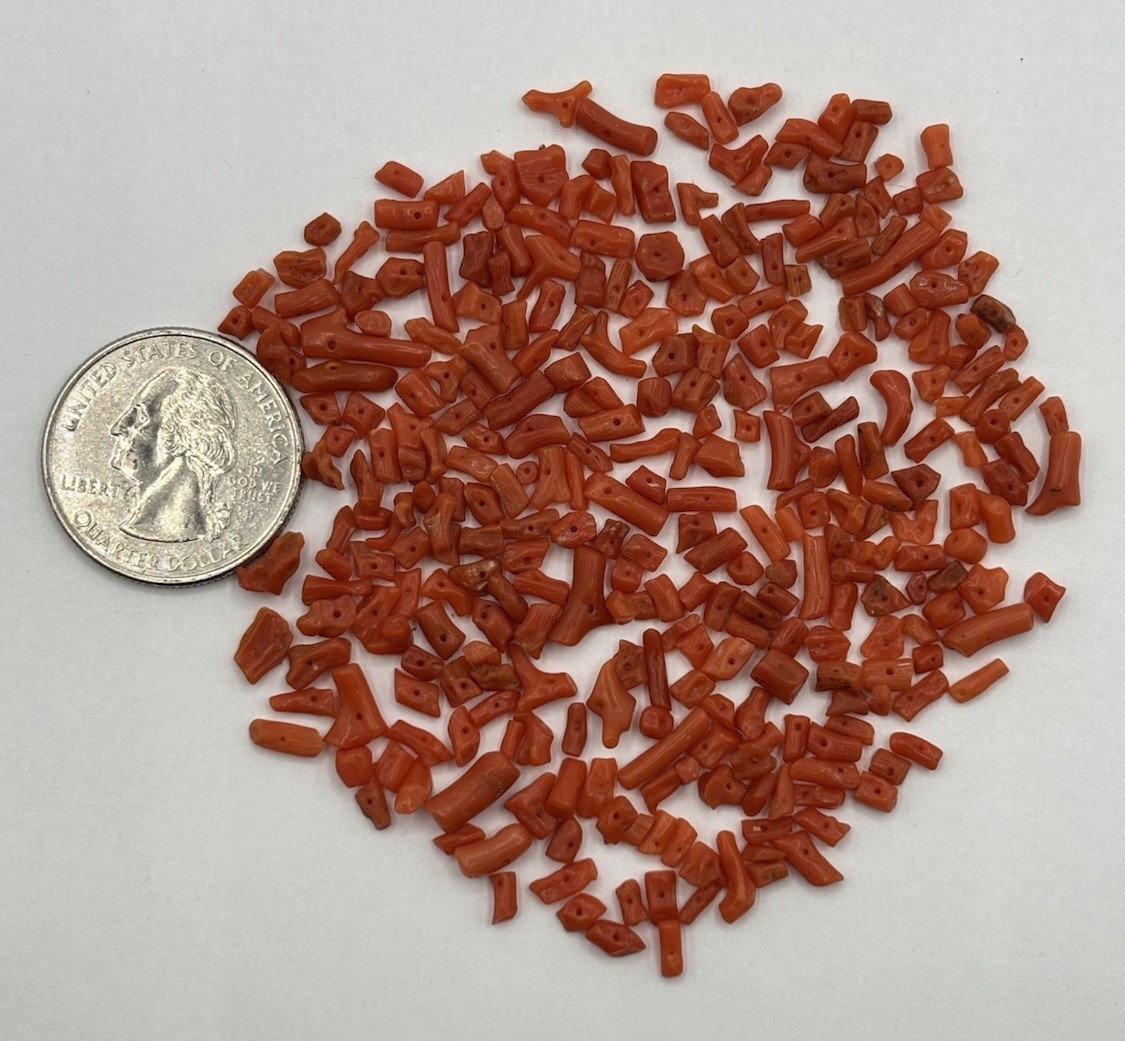 Antique Vintage Natural Italian Branch Coral Beads Red Orange Lot 13 Grams Antique Vintage Natural Italian Branch Coral Beads Red Orange Lot 13 Grams