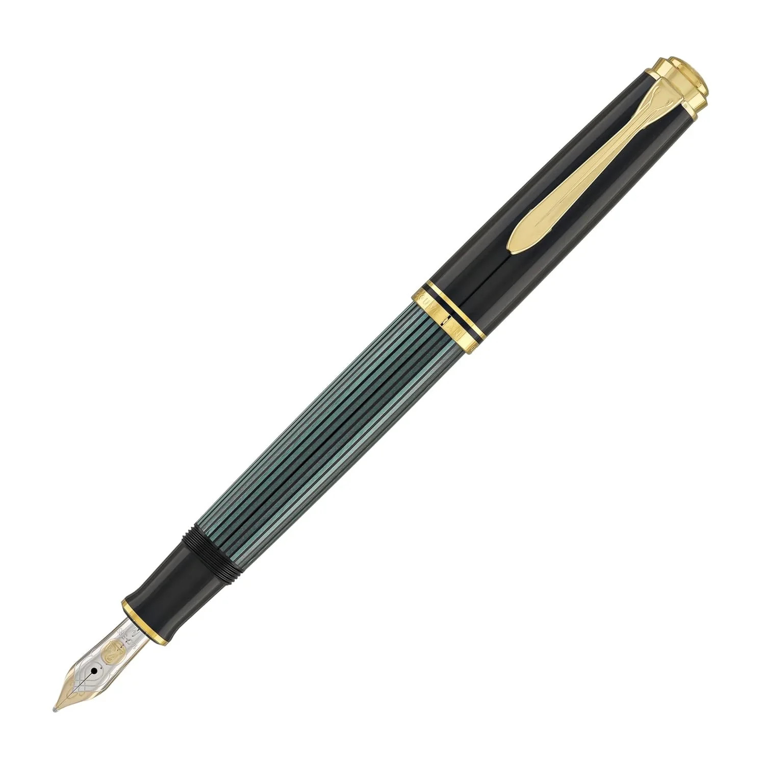 Pelikan Souveran M600 Fountain Pen - Black/Green Pelikan Souveran M600 Fountain Pen - Black/Green