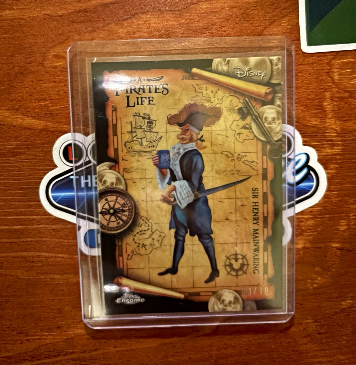 Topps 2021 Topps Chrome Disney A Pirate's Life Sir Henry Mainwaring PL-4 7/10