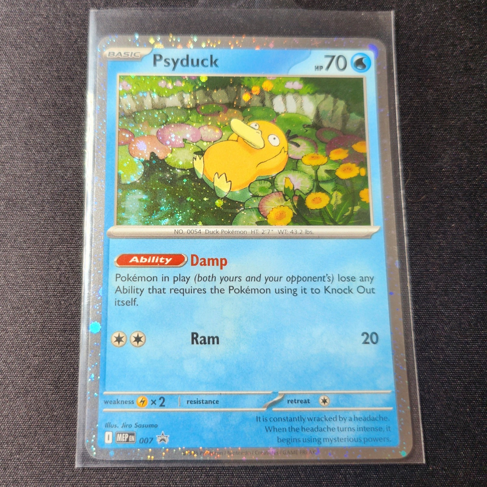 The Pokémon Company Psyduck 007 Mega Evolution Promo Holo 