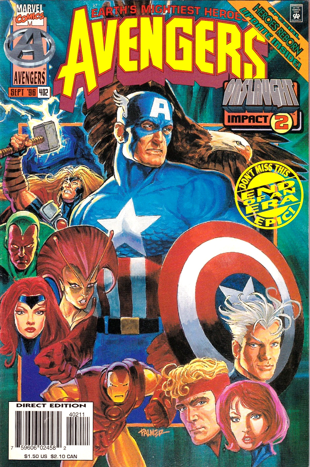Avengers #402 Marvel Comics VF+ [0049]