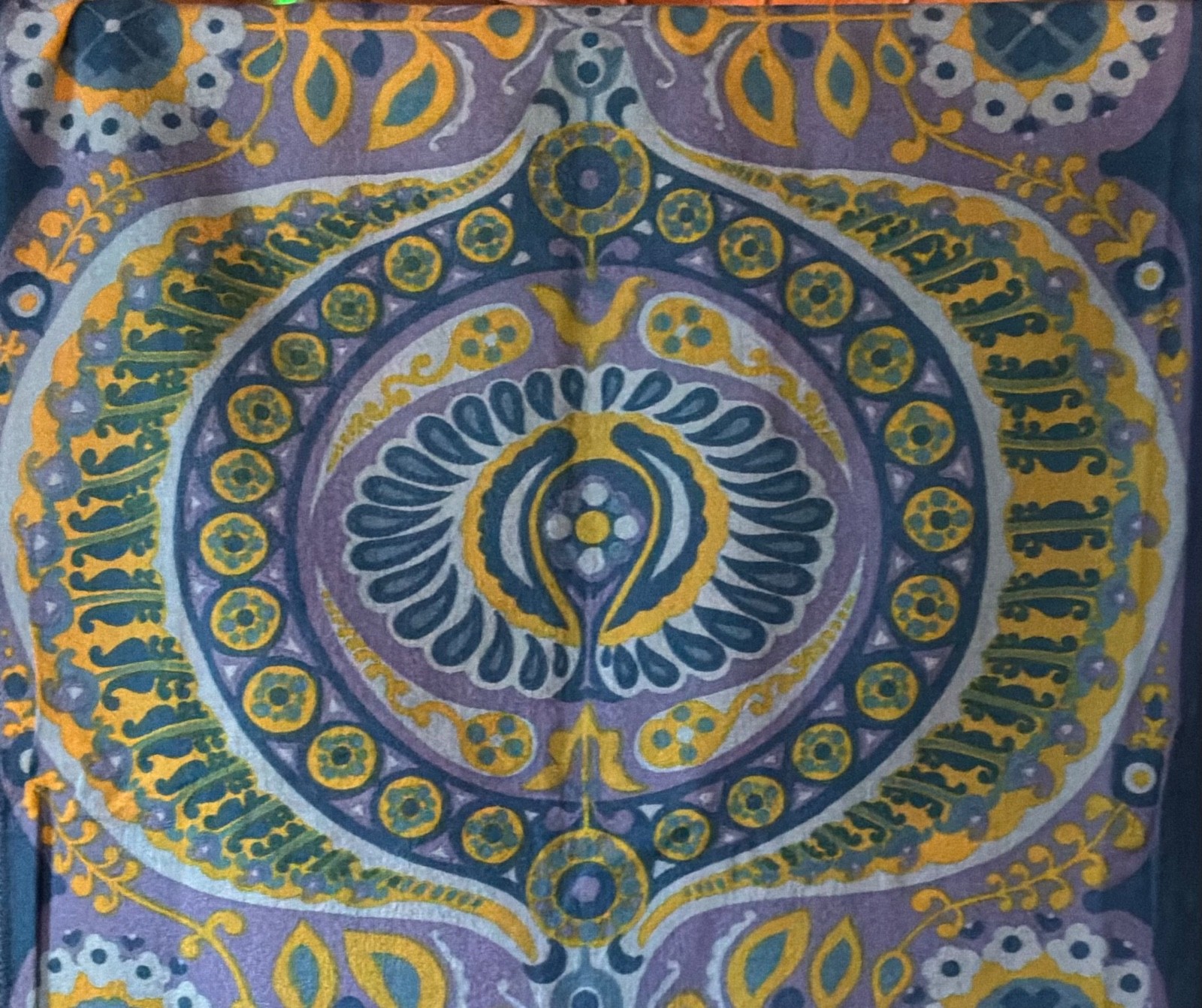 Vintage 1960s Heals Pageant Fabric  Designed By Jyoti Bhomik 