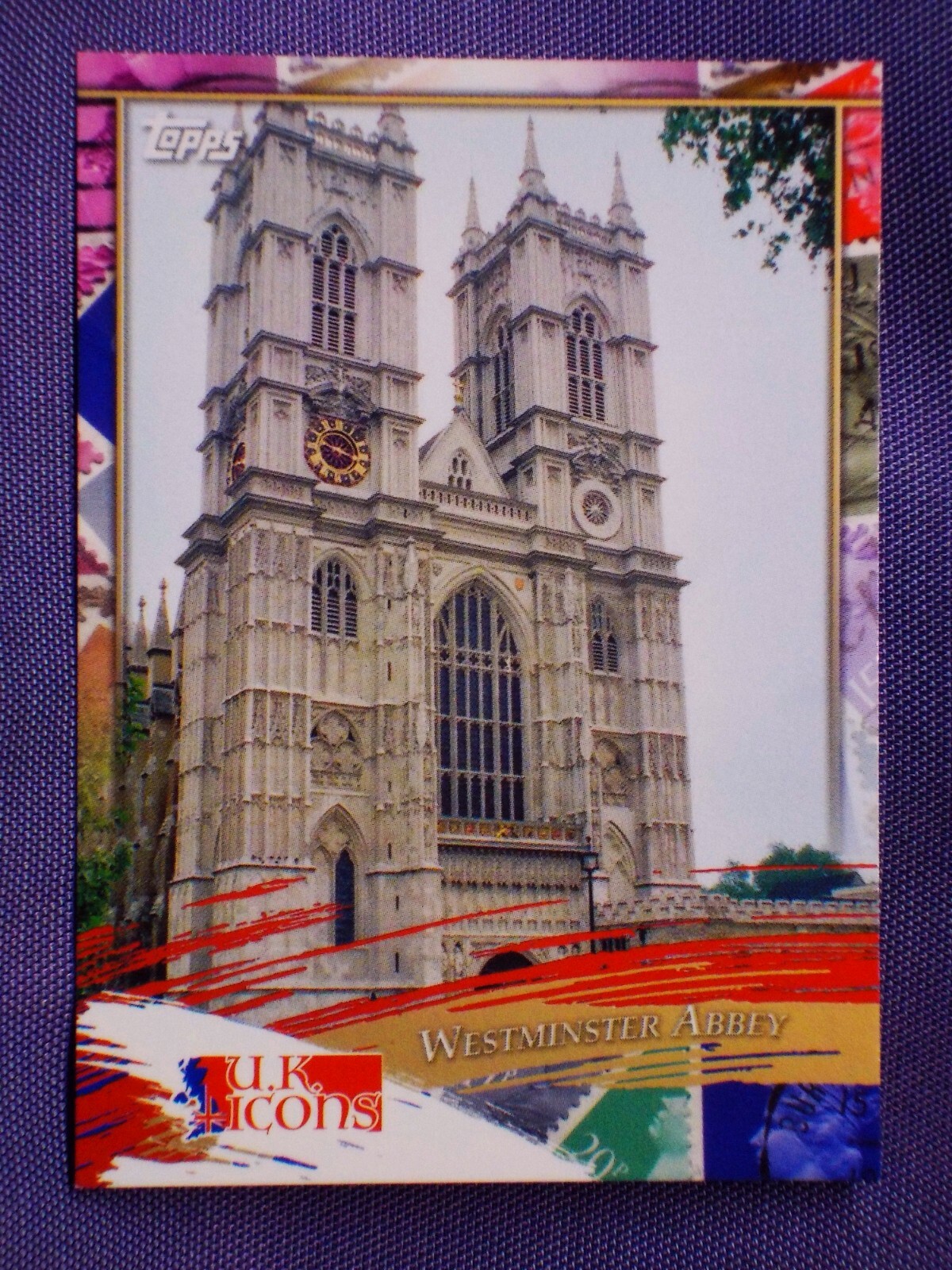 2020 Topps UK Icons GOLD  Westminster Abbey Gothic Church FIRST SERIAL 01 /25 