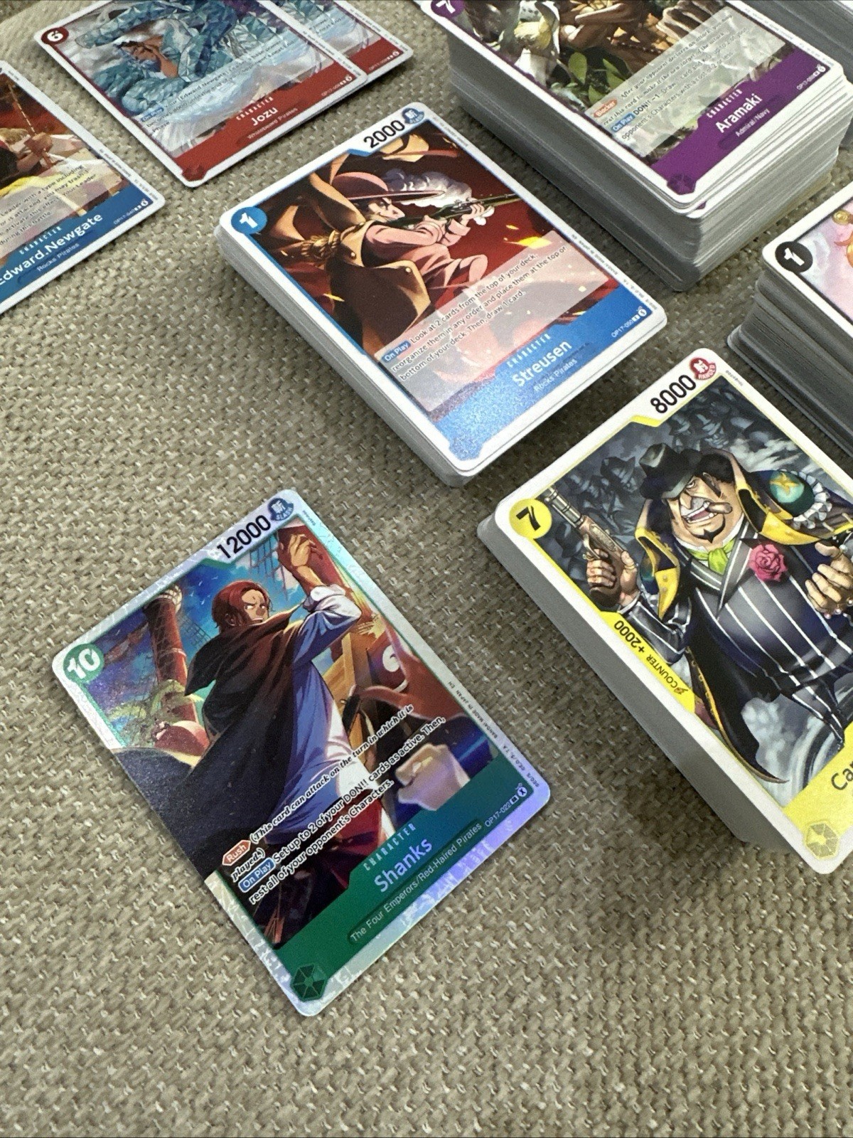One Piece Card OP17 BULK, Unc/common/leaders/rare/SR/Don cards, NM 250+