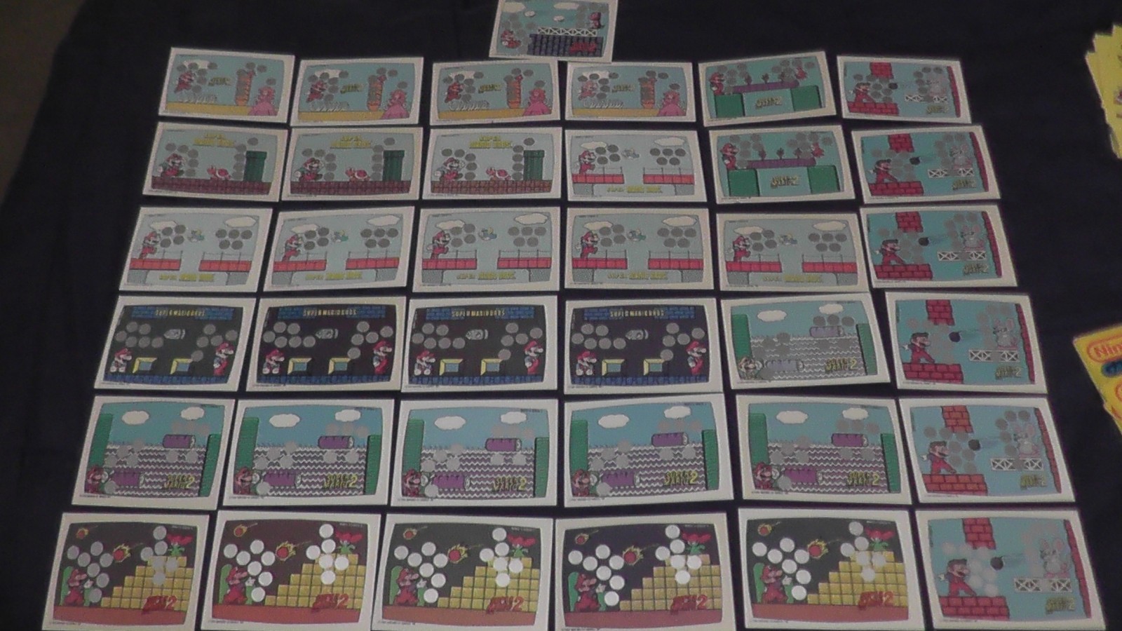 1989 topps nintendo lot of 37 cards super mario bros 1 and 2