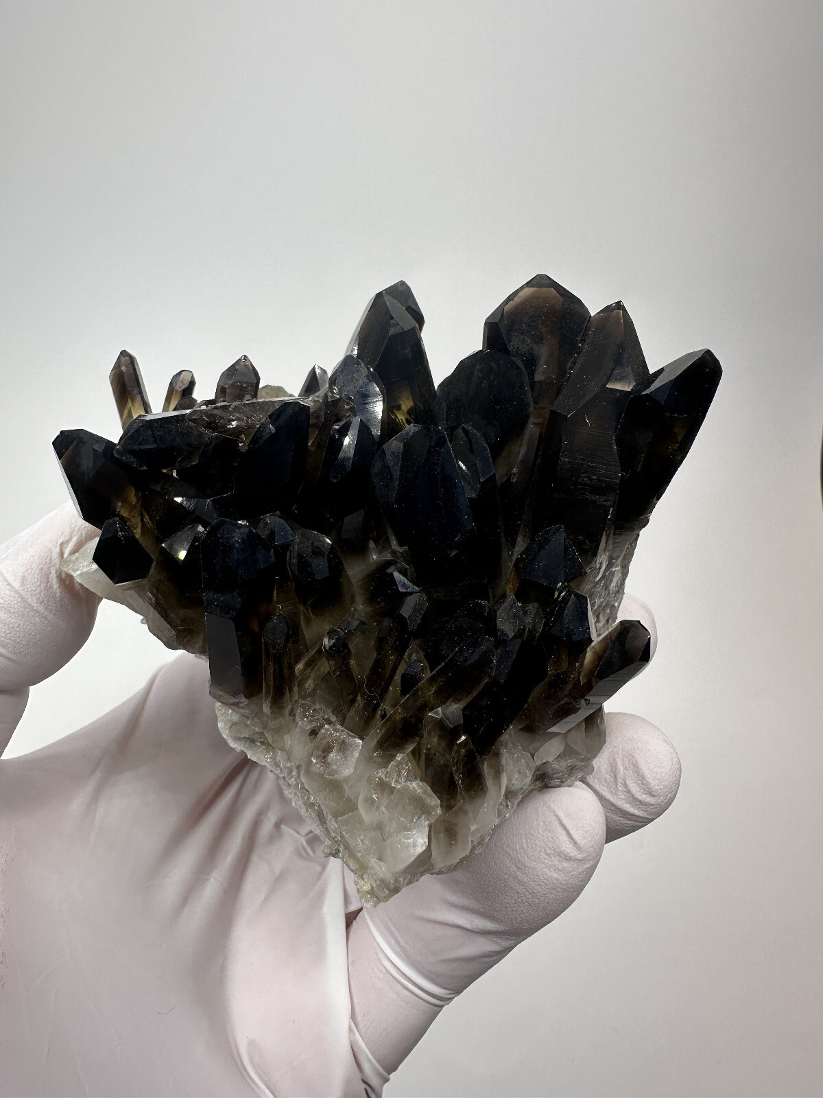 LARGE Arkansas Quartz Crystal Smokey Citrine Cluster