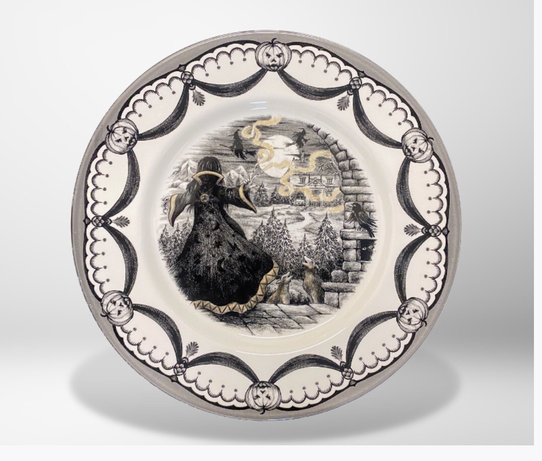 Royal Stafford Spookeyville Dinner Plates 