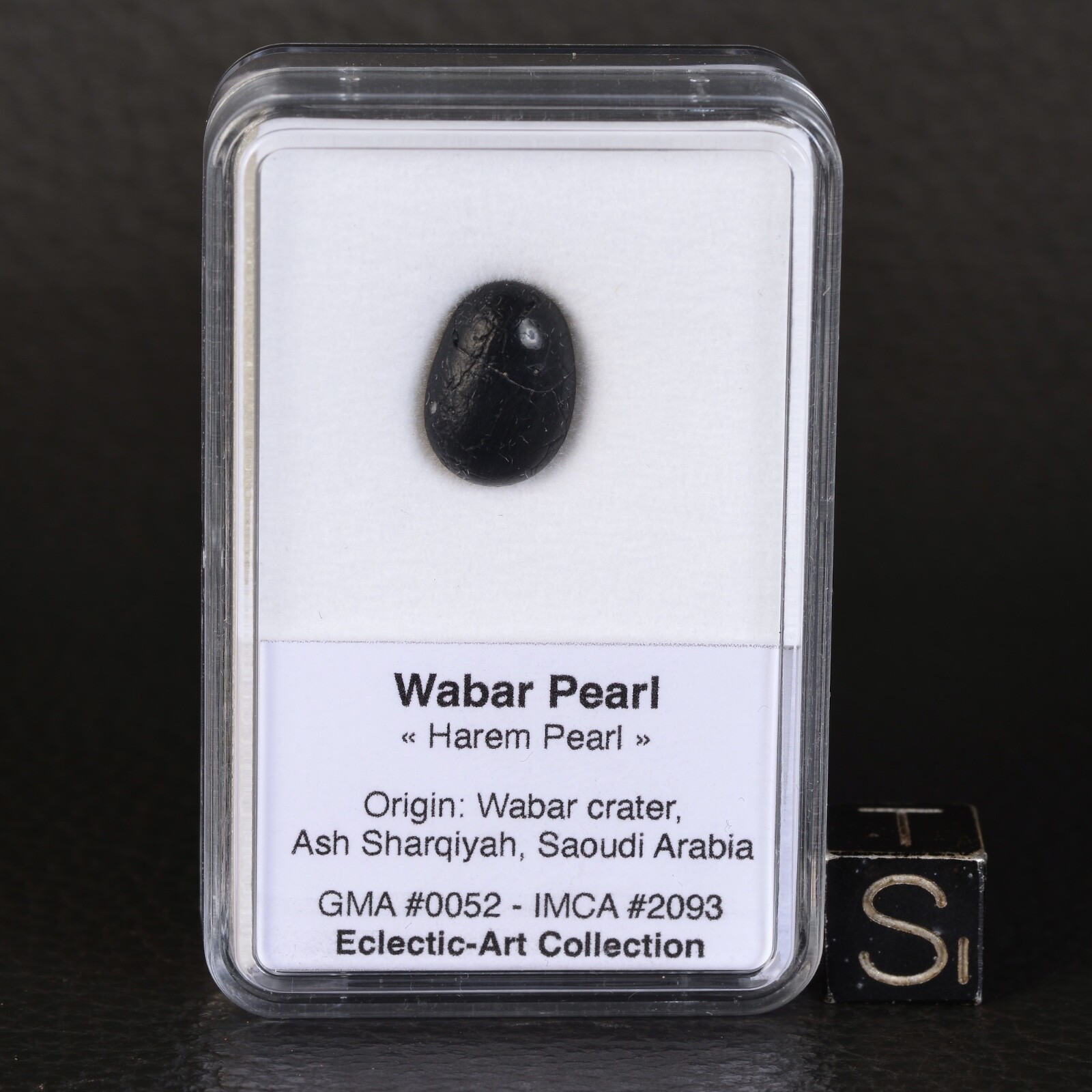 0.72 g Tektite Meteorite Wabar Pearl From Saudi Arabia