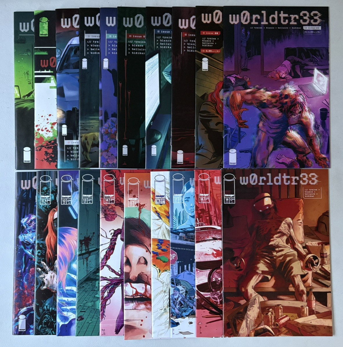W0RLDTR33 #1-19 - NEAR COMPLETE RUN (IMAGE COMICS) 2023 W0RLDTR33 #1-19 - NEAR COMPLETE RUN (IMAGE COMICS) 2023