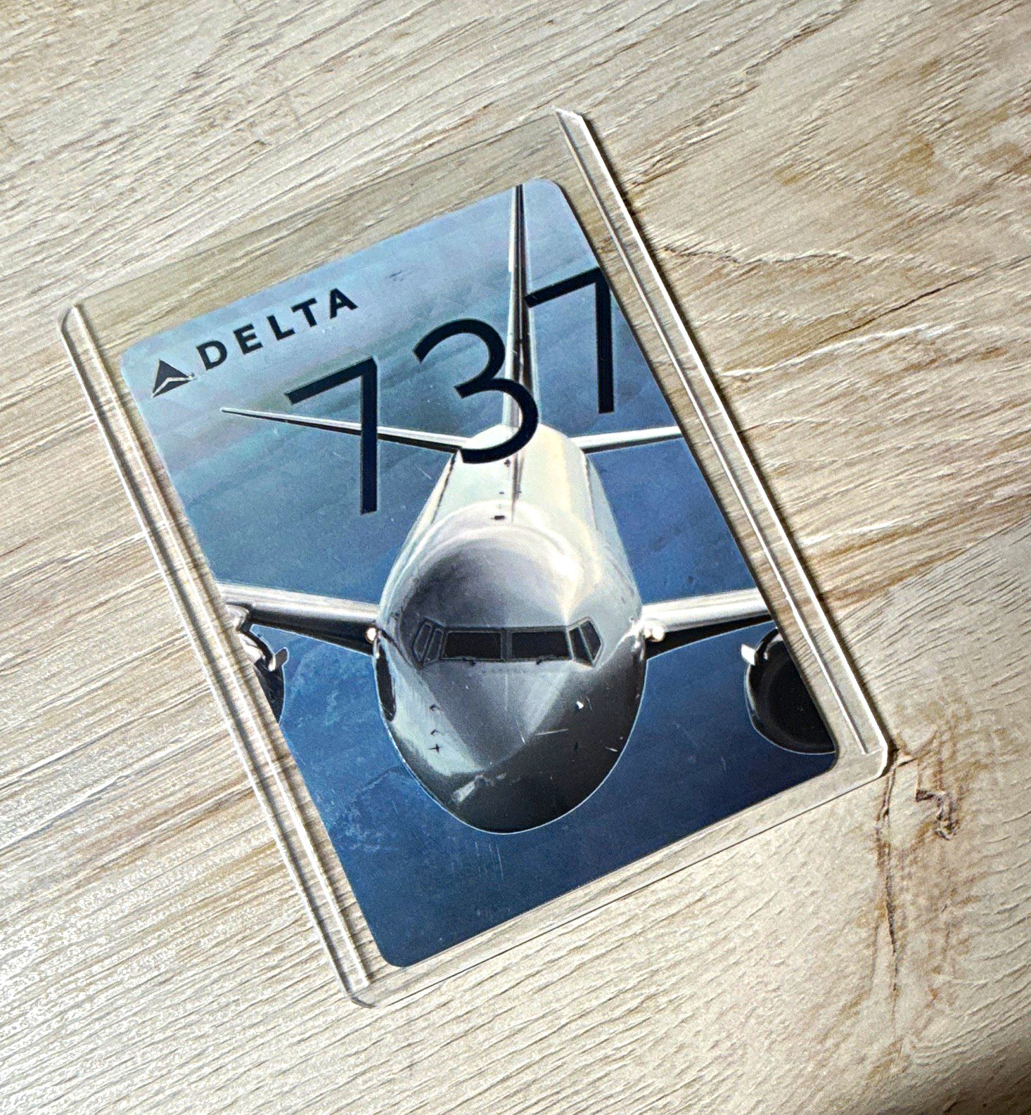 Rare Delta Air Lines Boeing 737-800 Collectible Card No. 41 2016 Rare Delta Air Lines Boeing 737-800 Collectible Card No. 41 2016