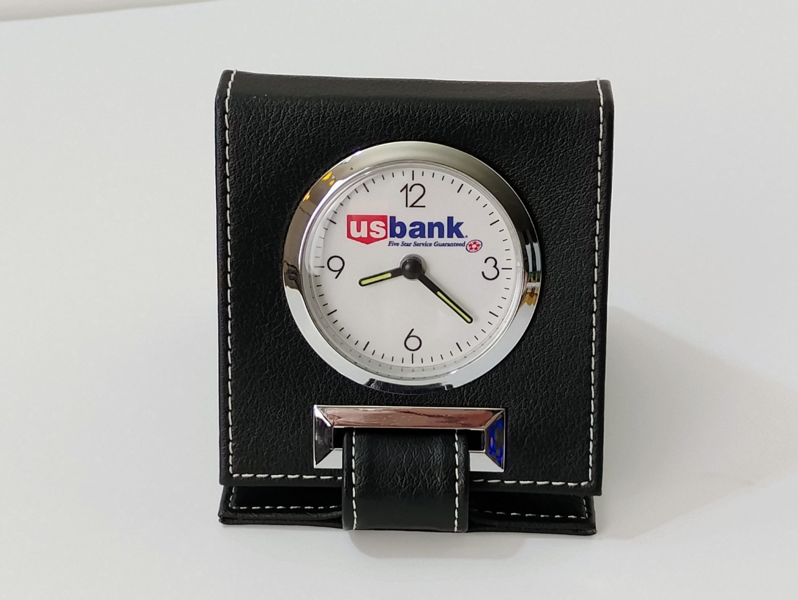 US Bank Advertising Travel Alarm Clock