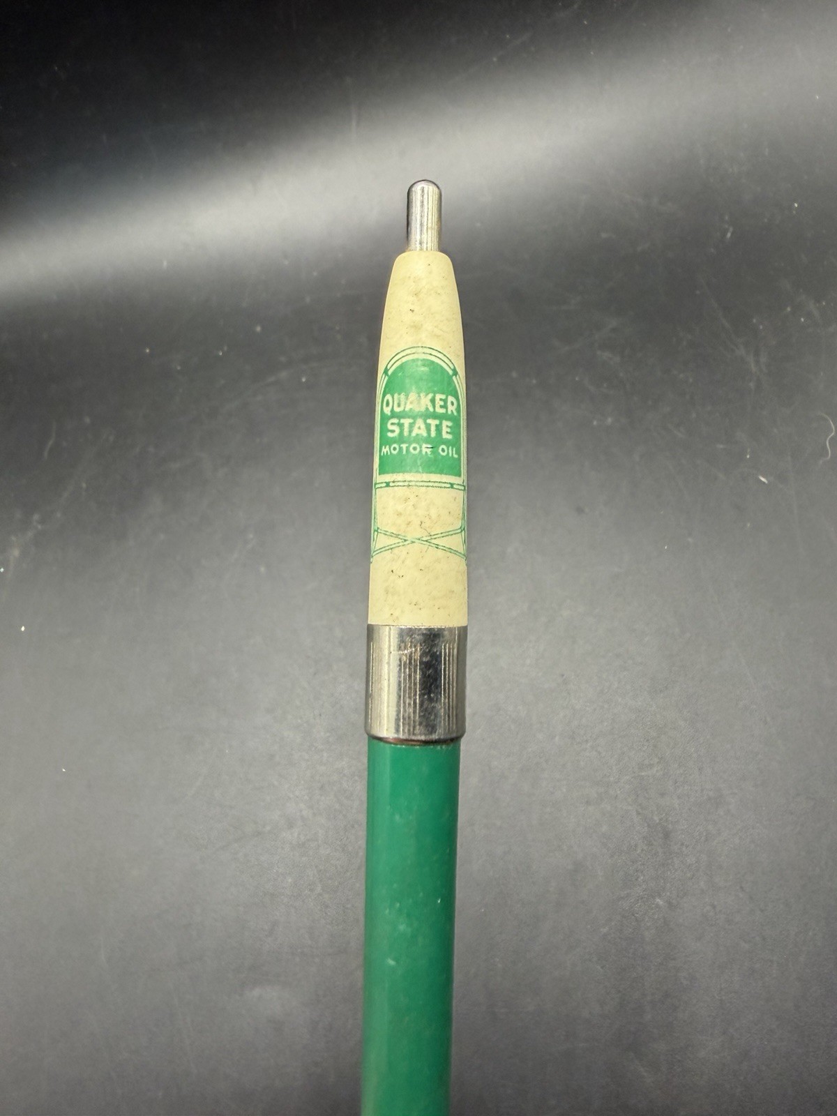 Vintage Quaker State Motor Oil Advertising Mechanical Pencil Tucker USA
