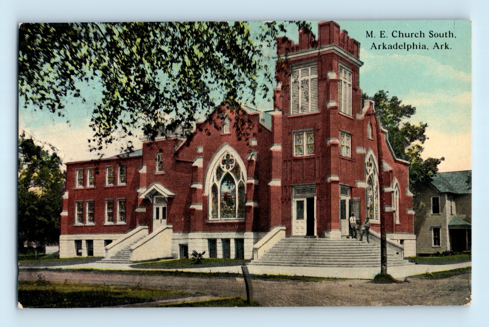 Methodist Episcopal Church South Stained Glass Arkadelphia Arkansas Postcard B7 Methodist Episcopal Church South Stained Glass Arkadelphia Arkansas Postcard B7