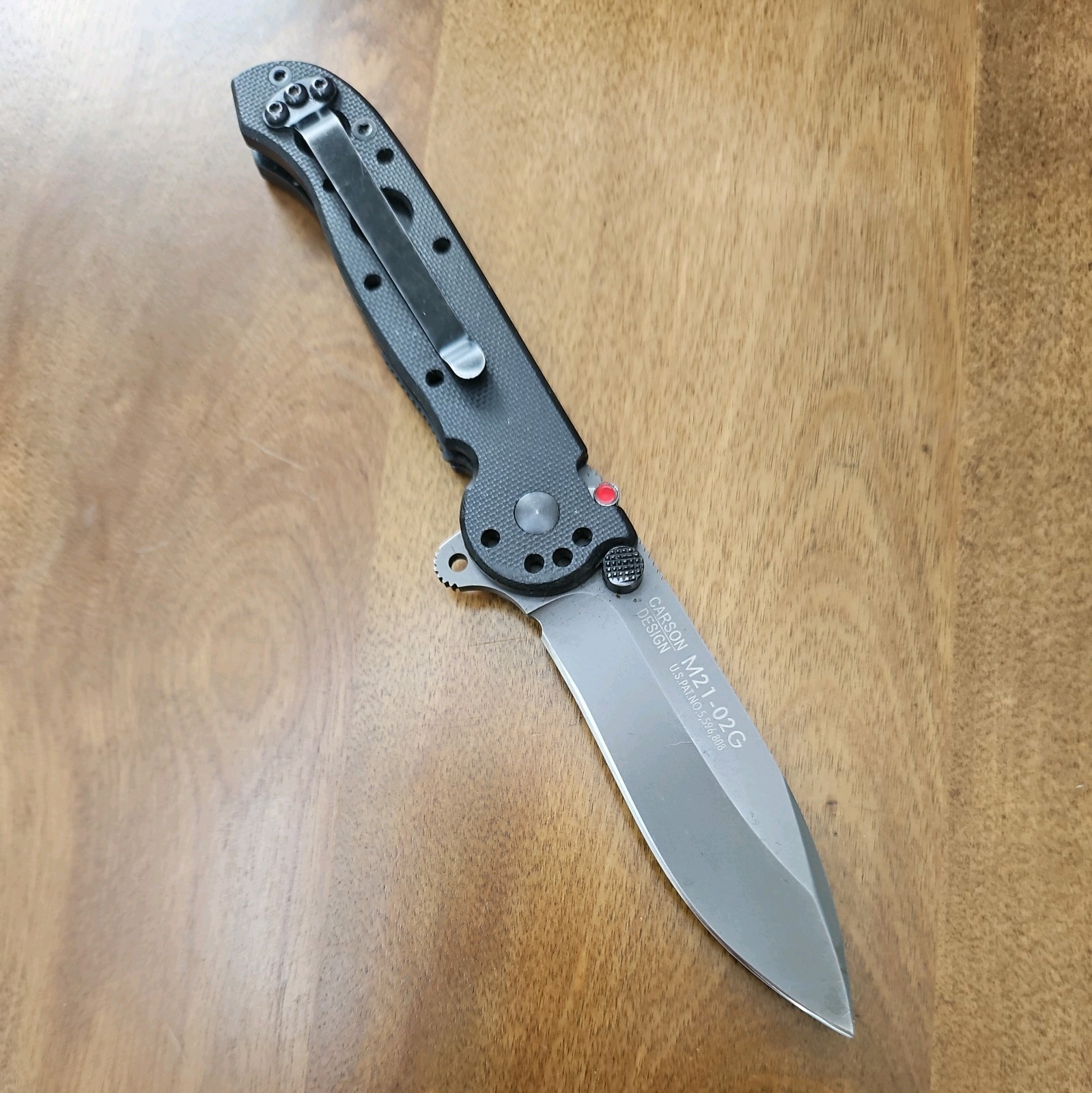 CRKT M21-02G Knife (Kit Carson design with black G-10 handle) EDC CRKT M21-02G Knife (Kit Carson design with black G-10 handle) EDC