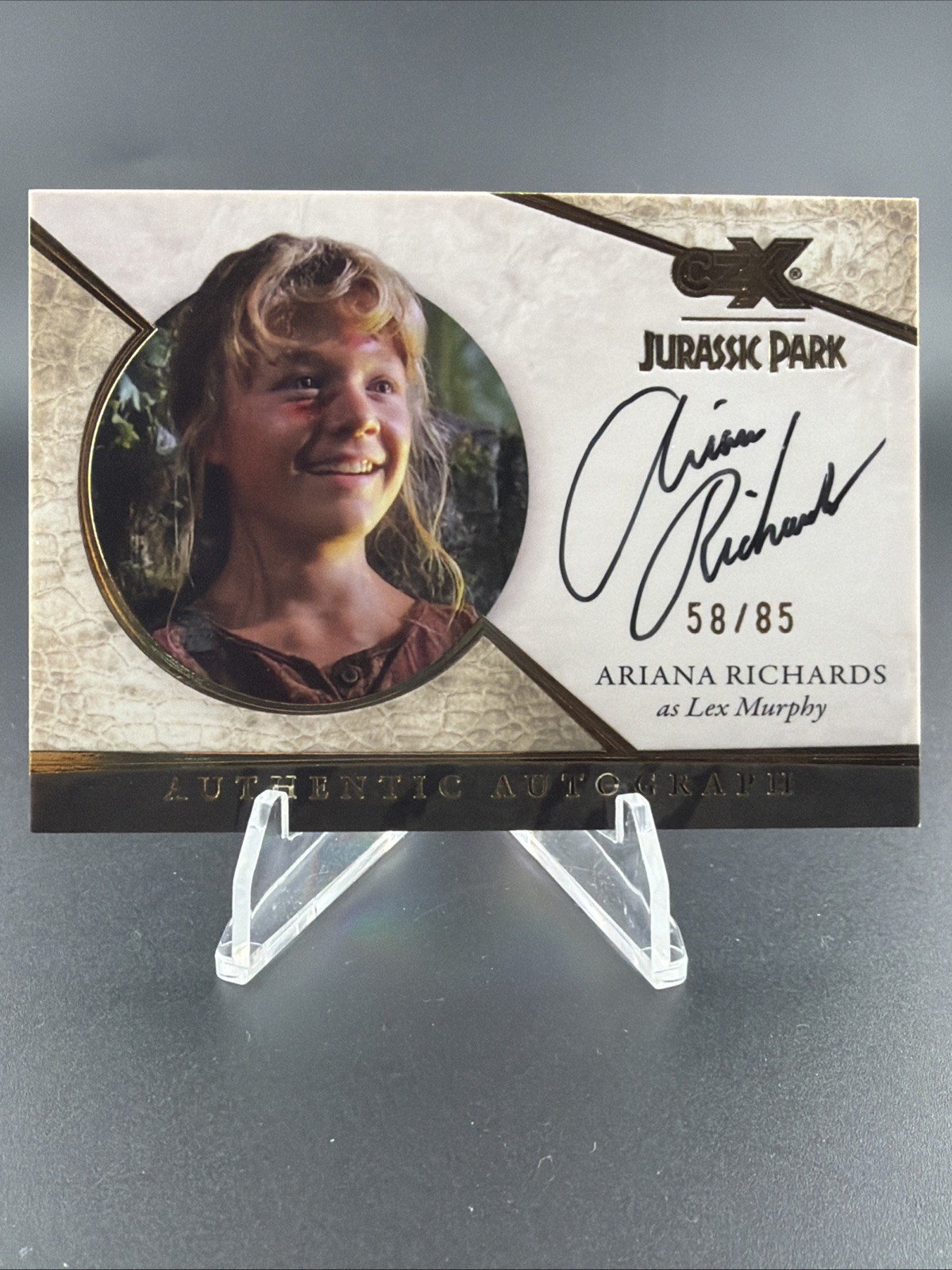 2026 Cryptozoic Jurassic Park Ariana Richards #AR-LM2 Autograph /85